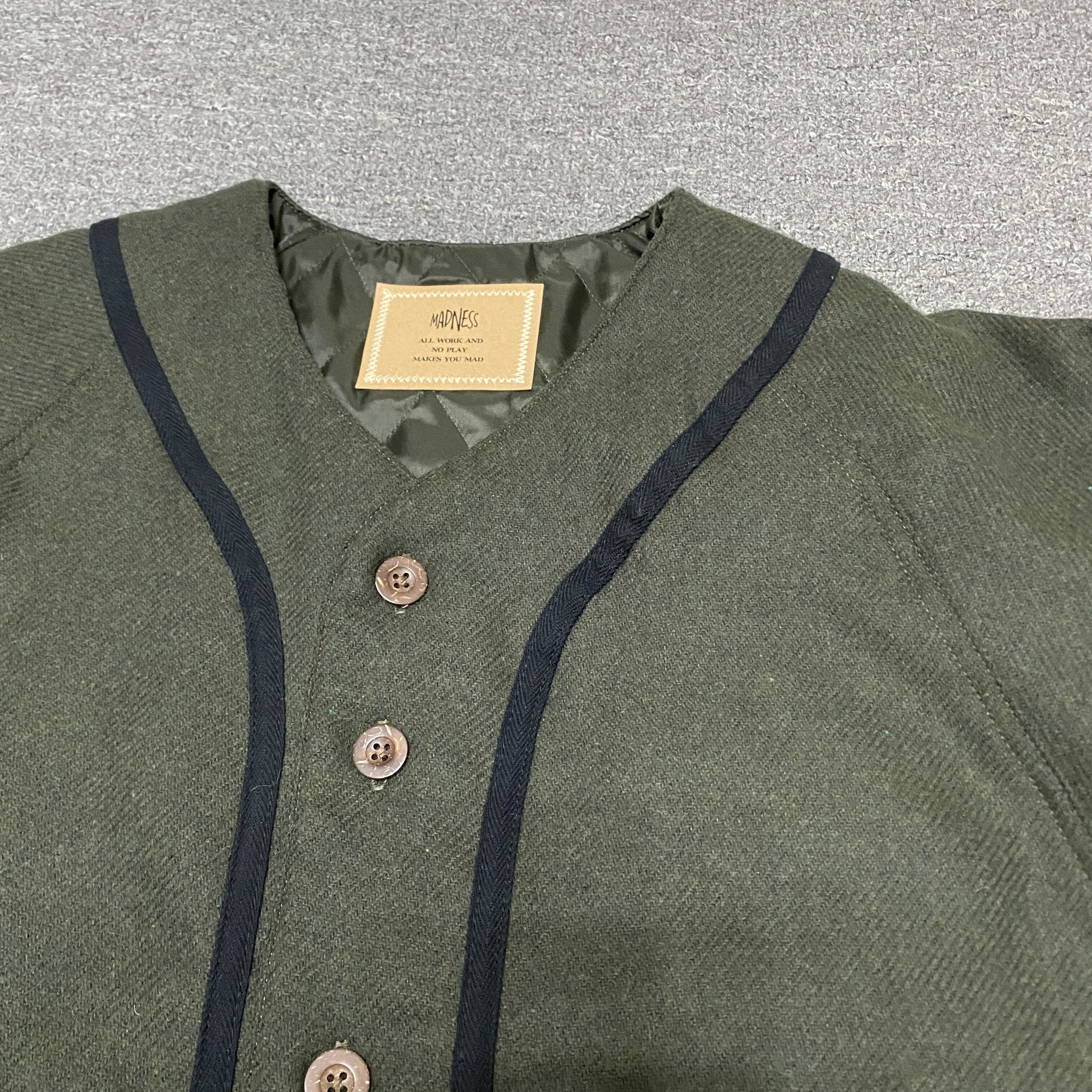 MADNESS 23AW Wool Liner Jacket — back