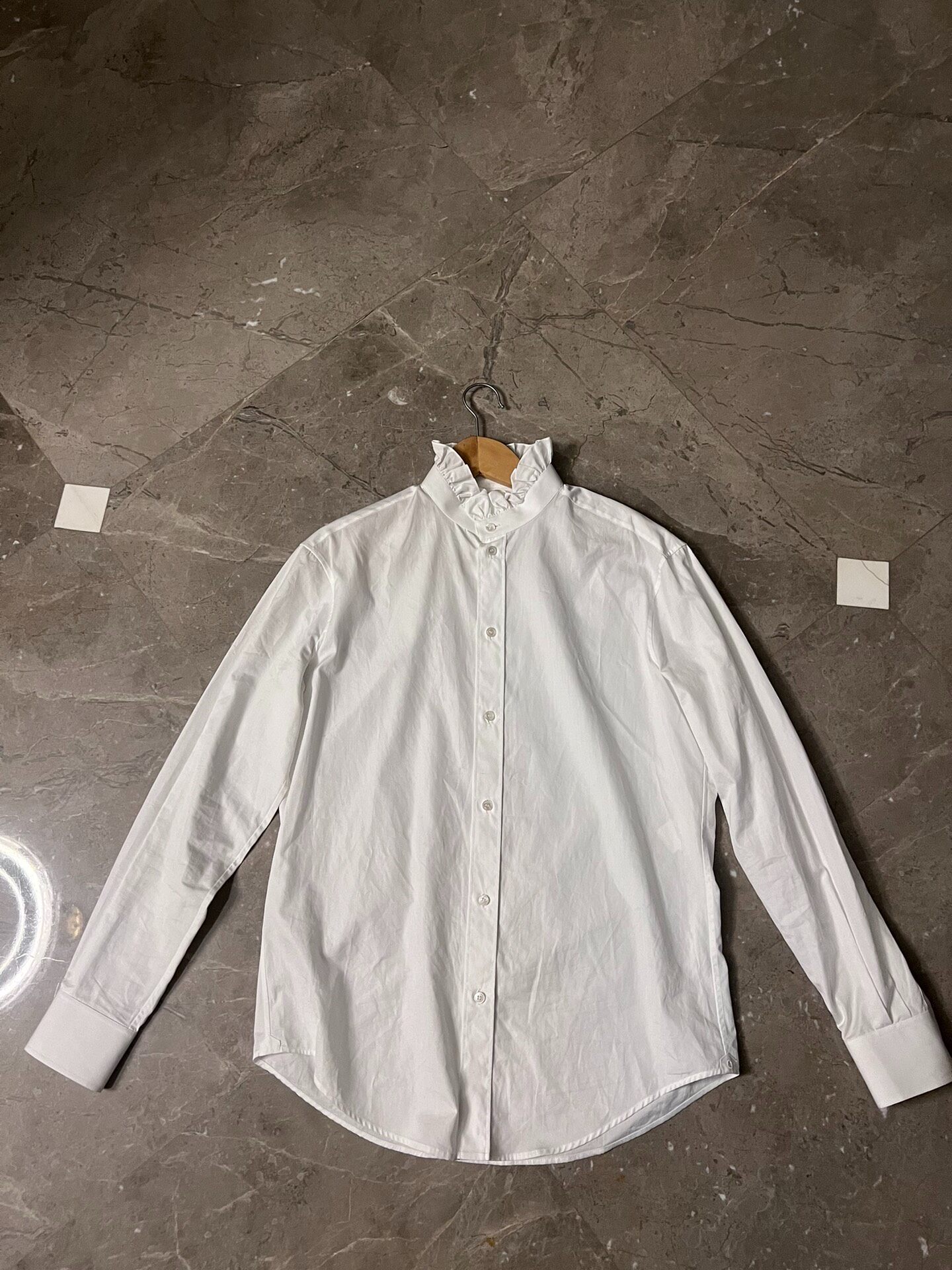 Celine 21FW Peter Pan Collar Shirt