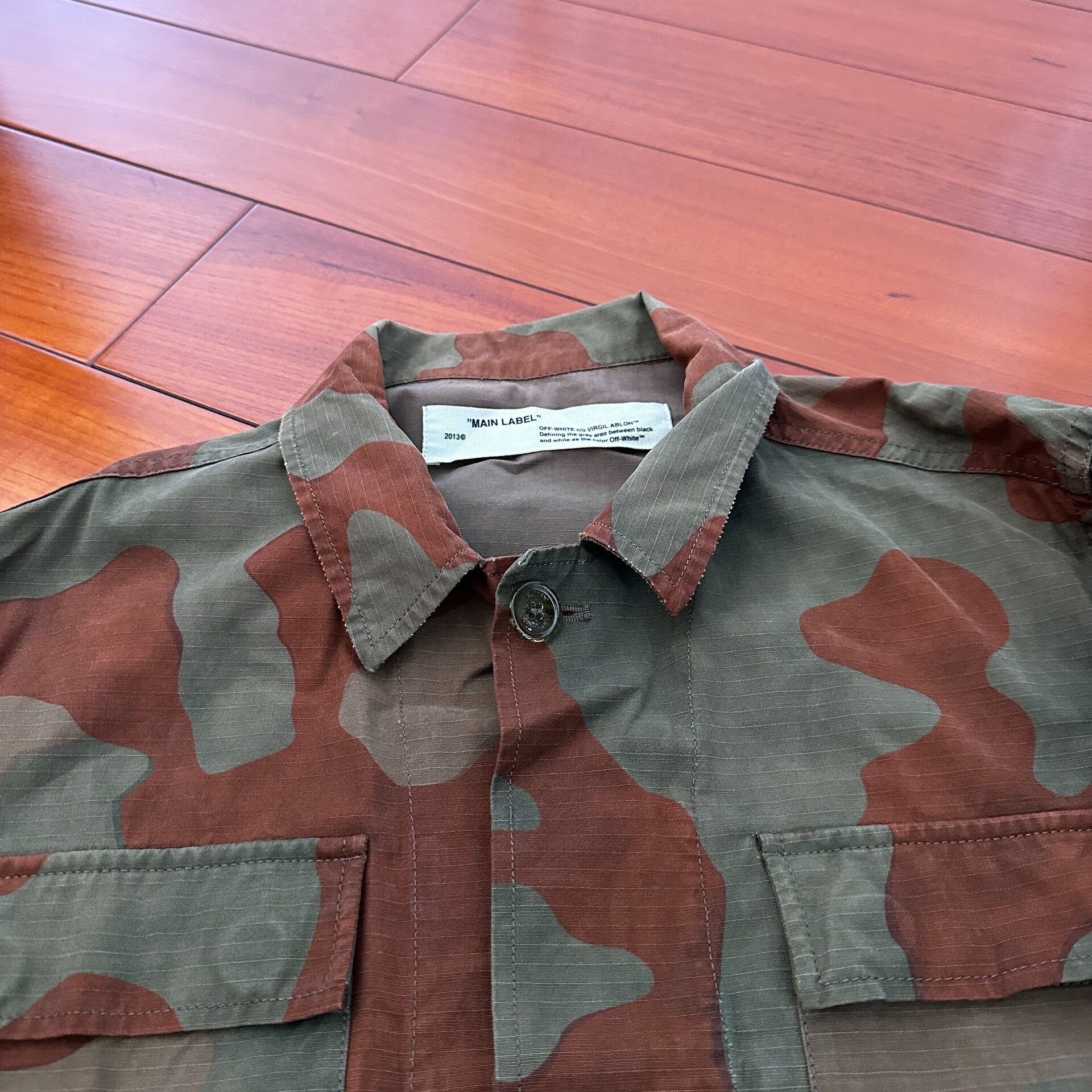 Off-White Camo Utility Jacket — detail