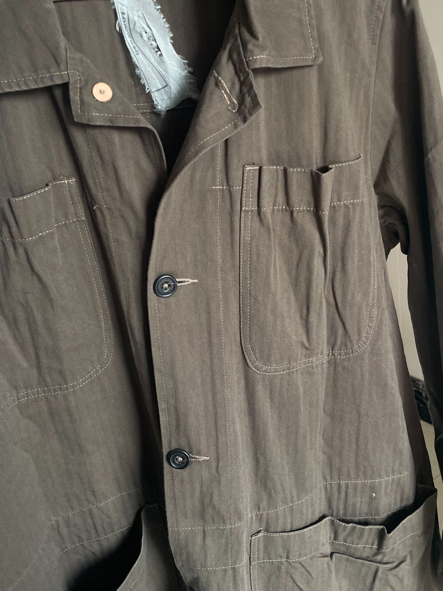 Paul Harnden PH Warehouse Coat — detail