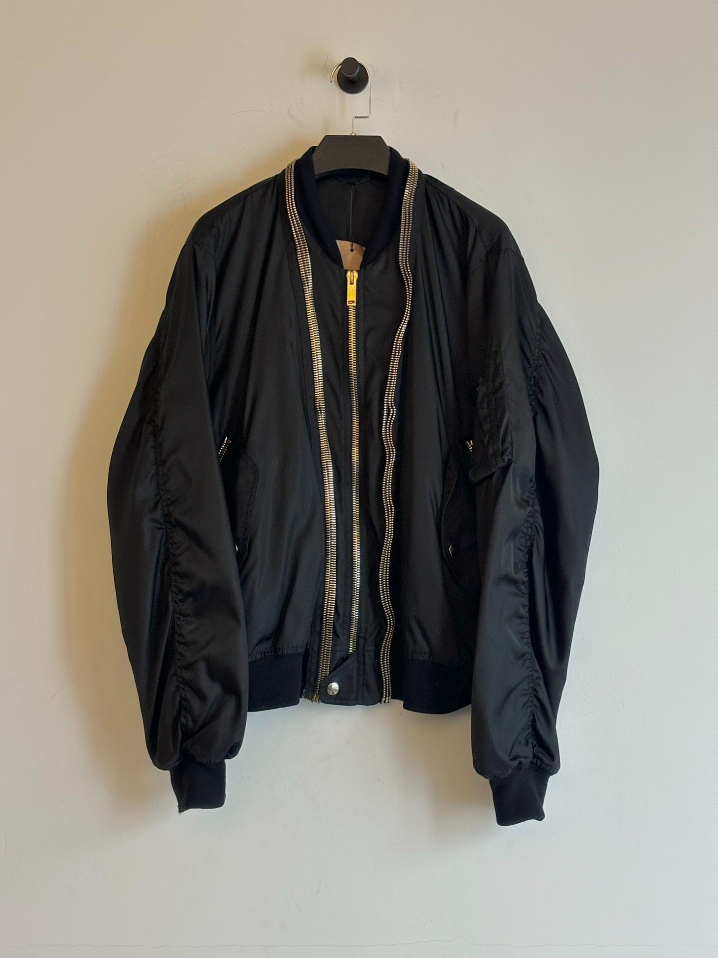 Alexander McQueen AW2014 Black Gold Bomber
