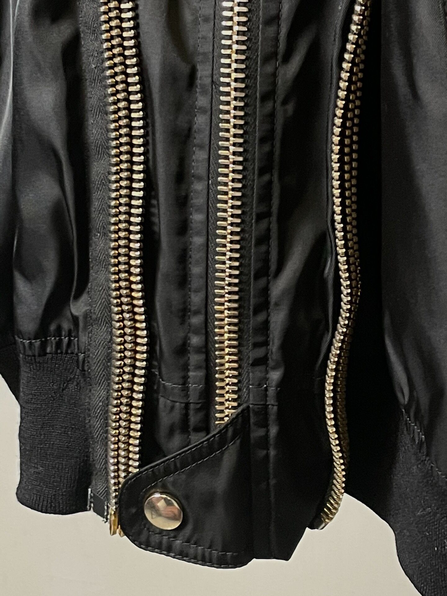 Alexander McQueen AW2014 Black Gold Bomber — back