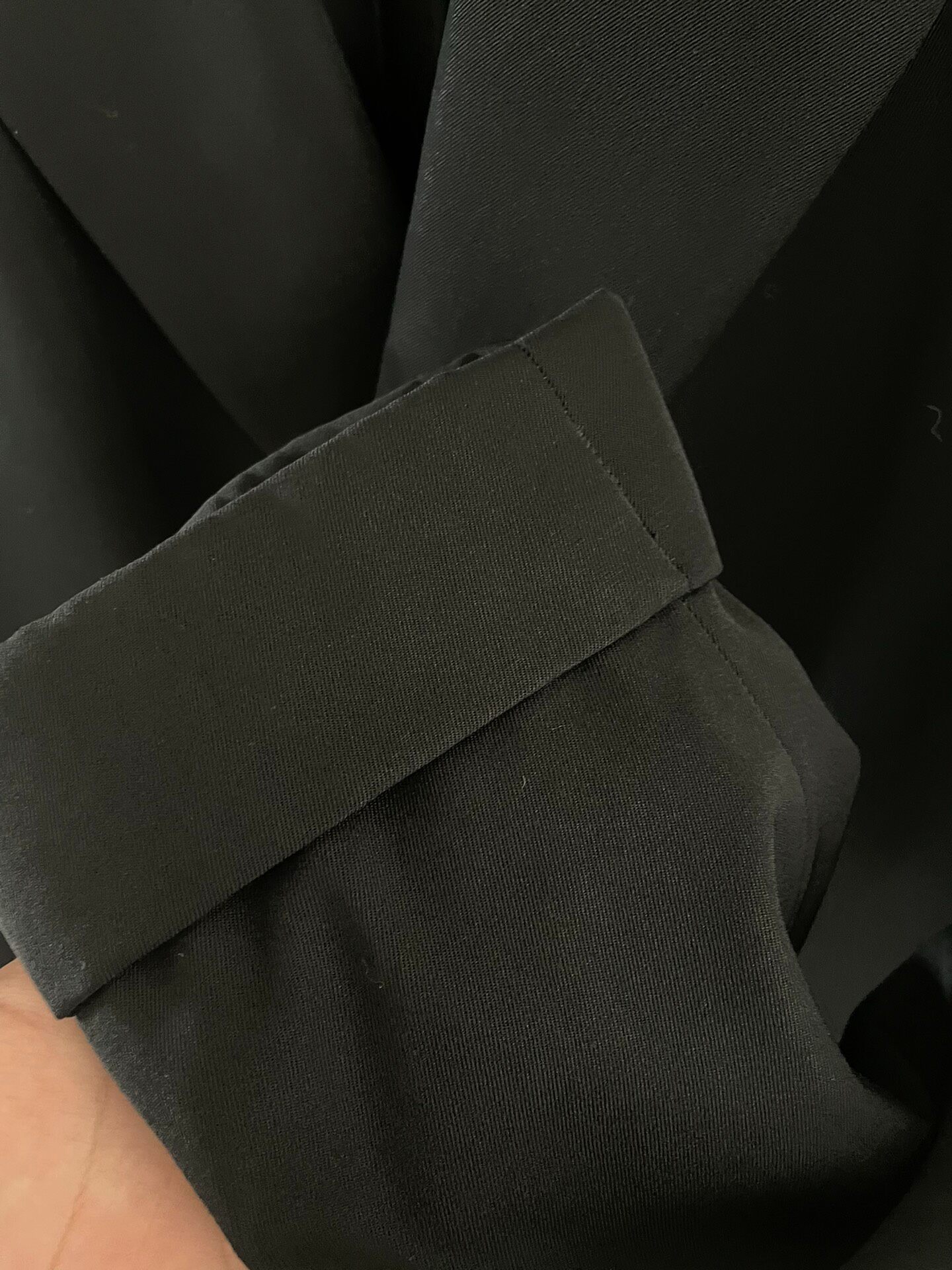 Yohji Yamamoto 80s Double-Breasted Jacket — detail