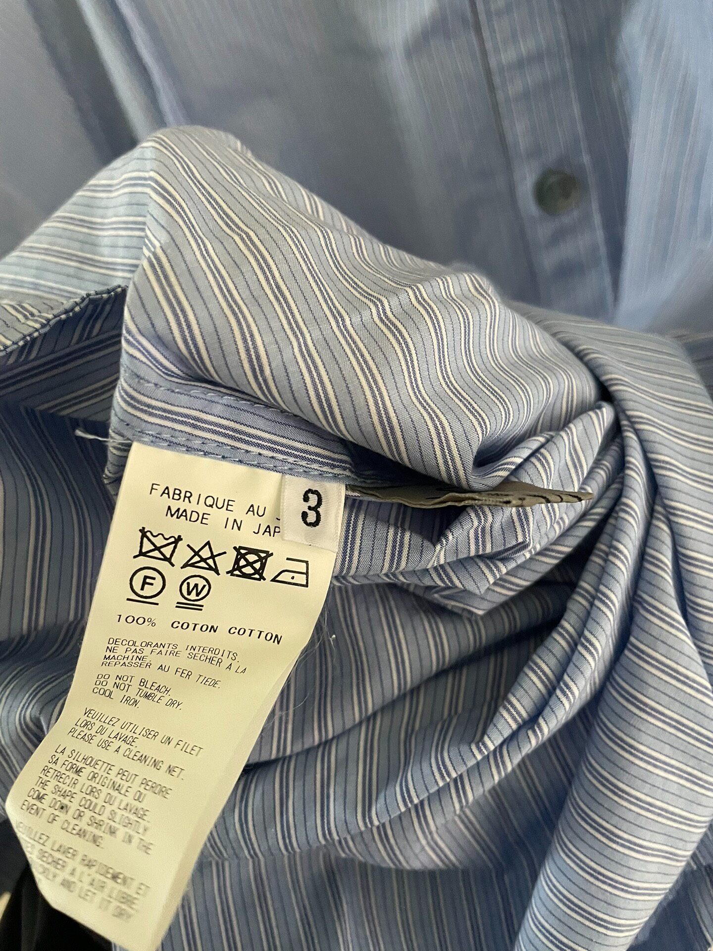 Yohji Yamamoto 17AW Hand-Painted Shirt — back