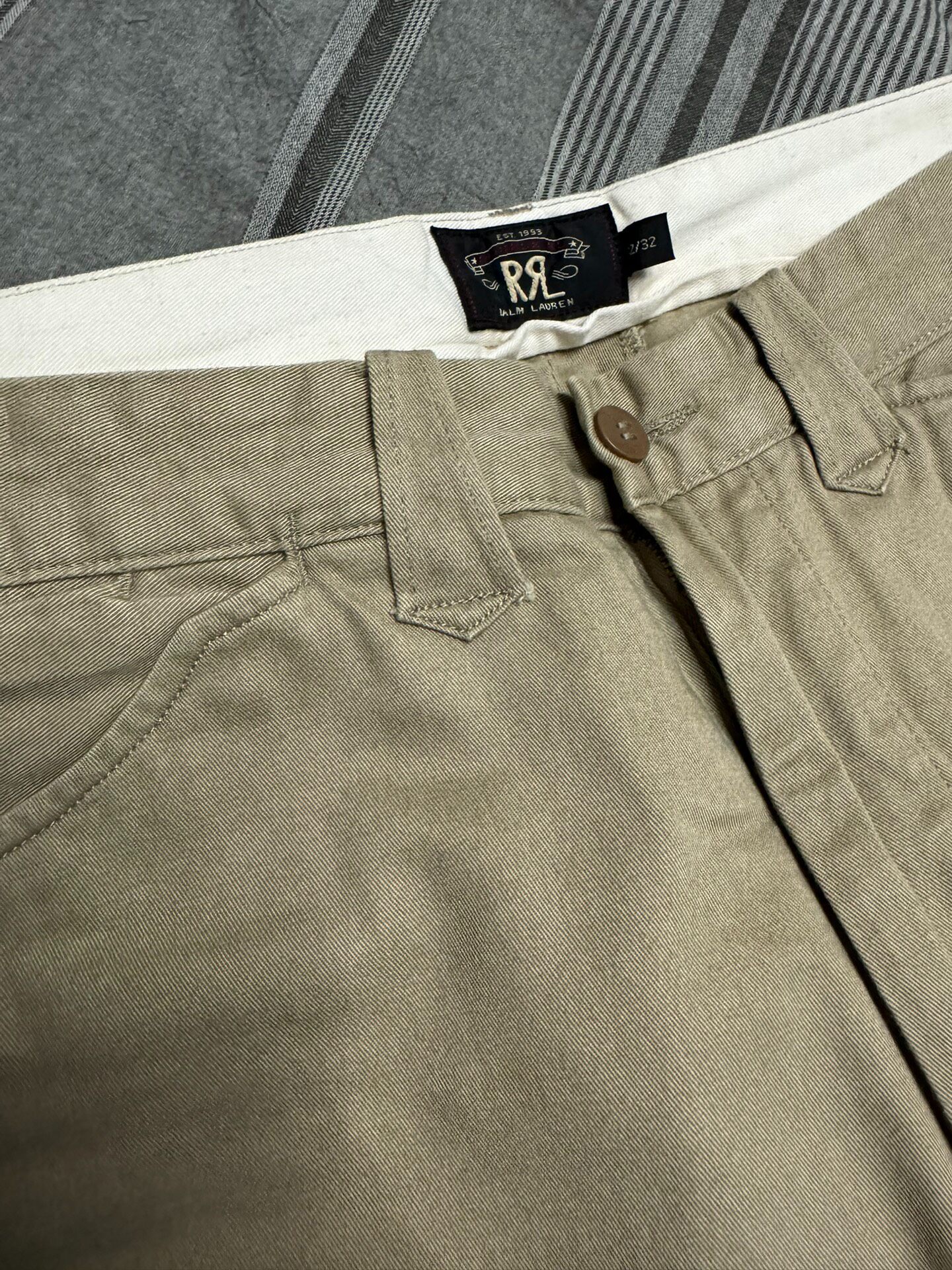 RRL 2015 Beckham Military Pants — front