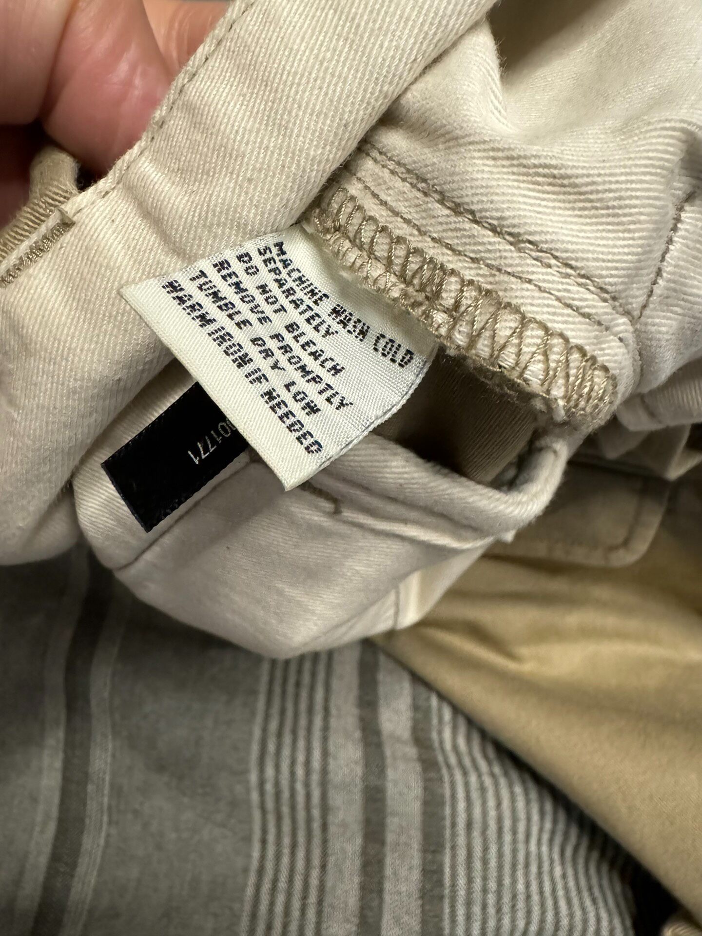 RRL 2015 Beckham Military Pants — detail