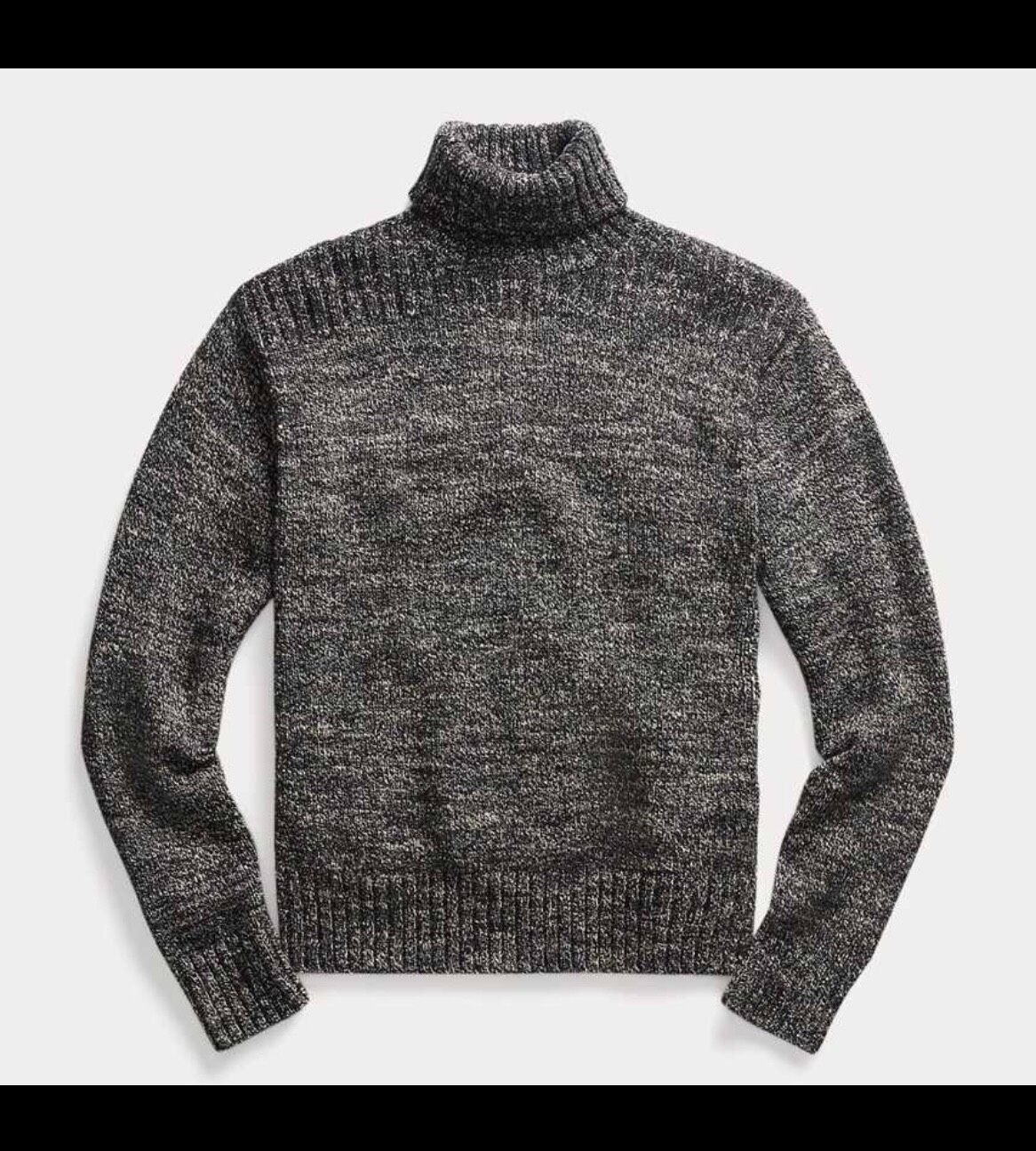RRL Beckham Turtleneck Sweater — front