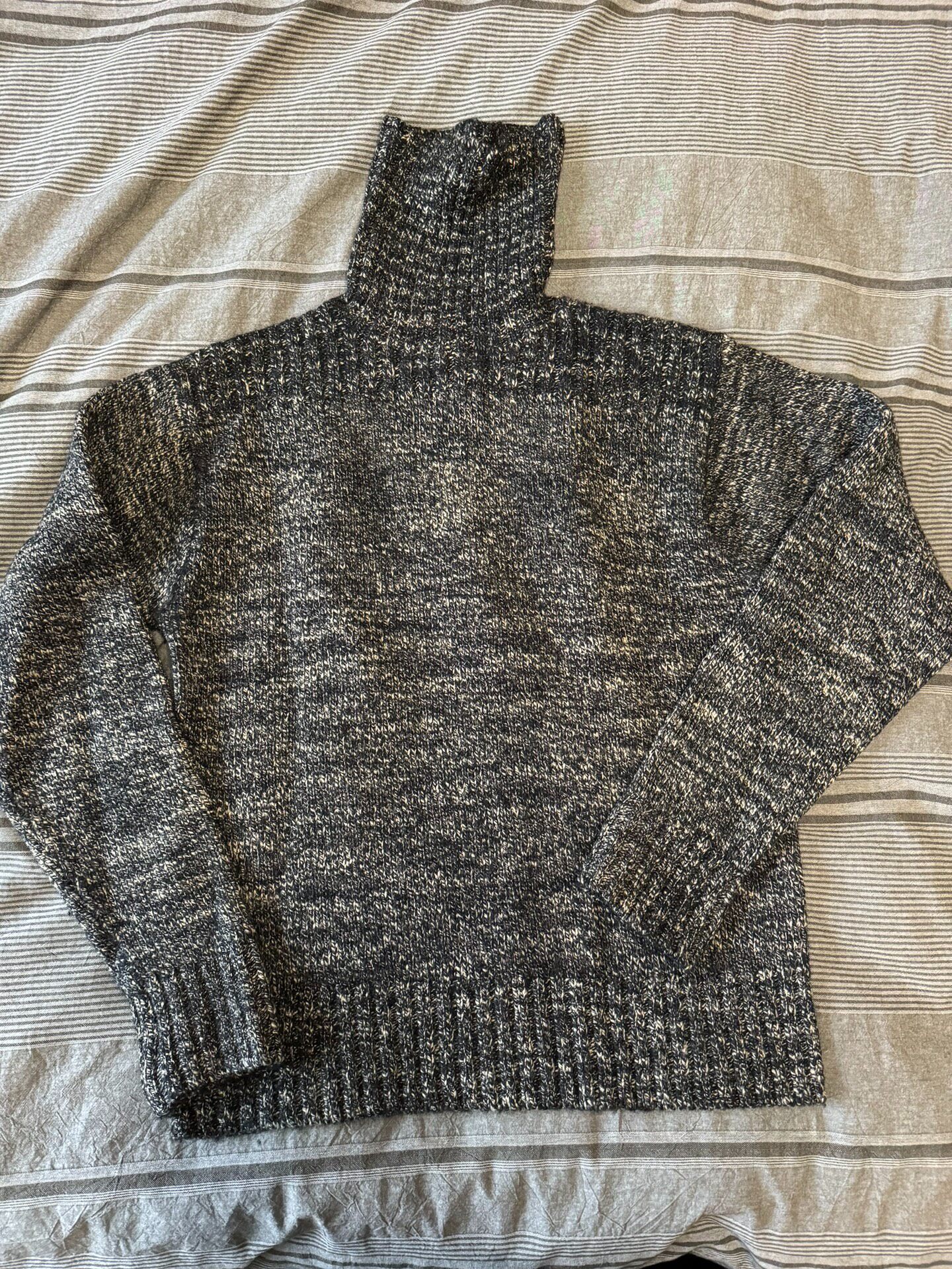 RRL Beckham Turtleneck Sweater — detail