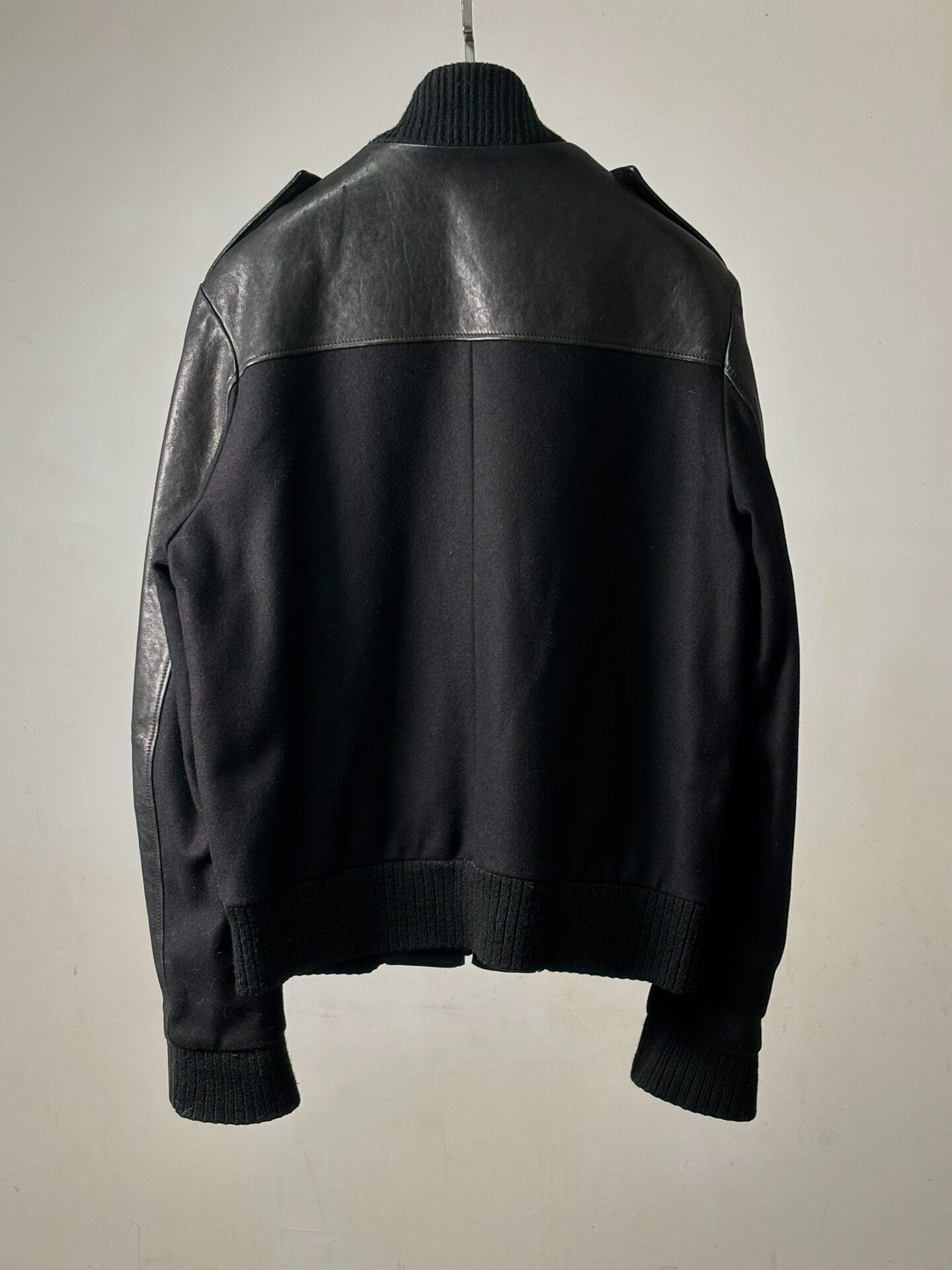 Maison Martin Margiela 2014 Wool Leather Jacket — label