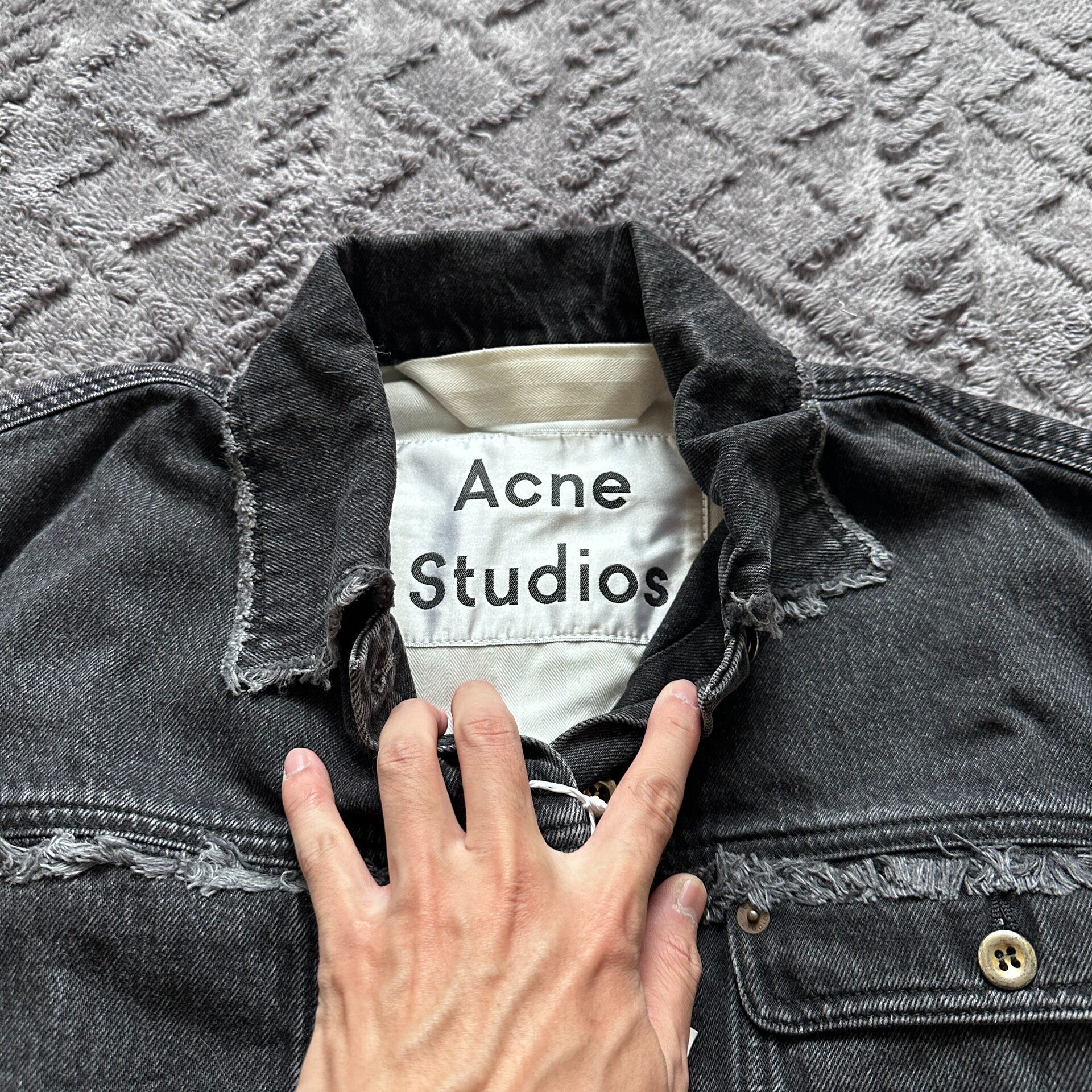 Acne Studios Oversized Denim Jacket — back