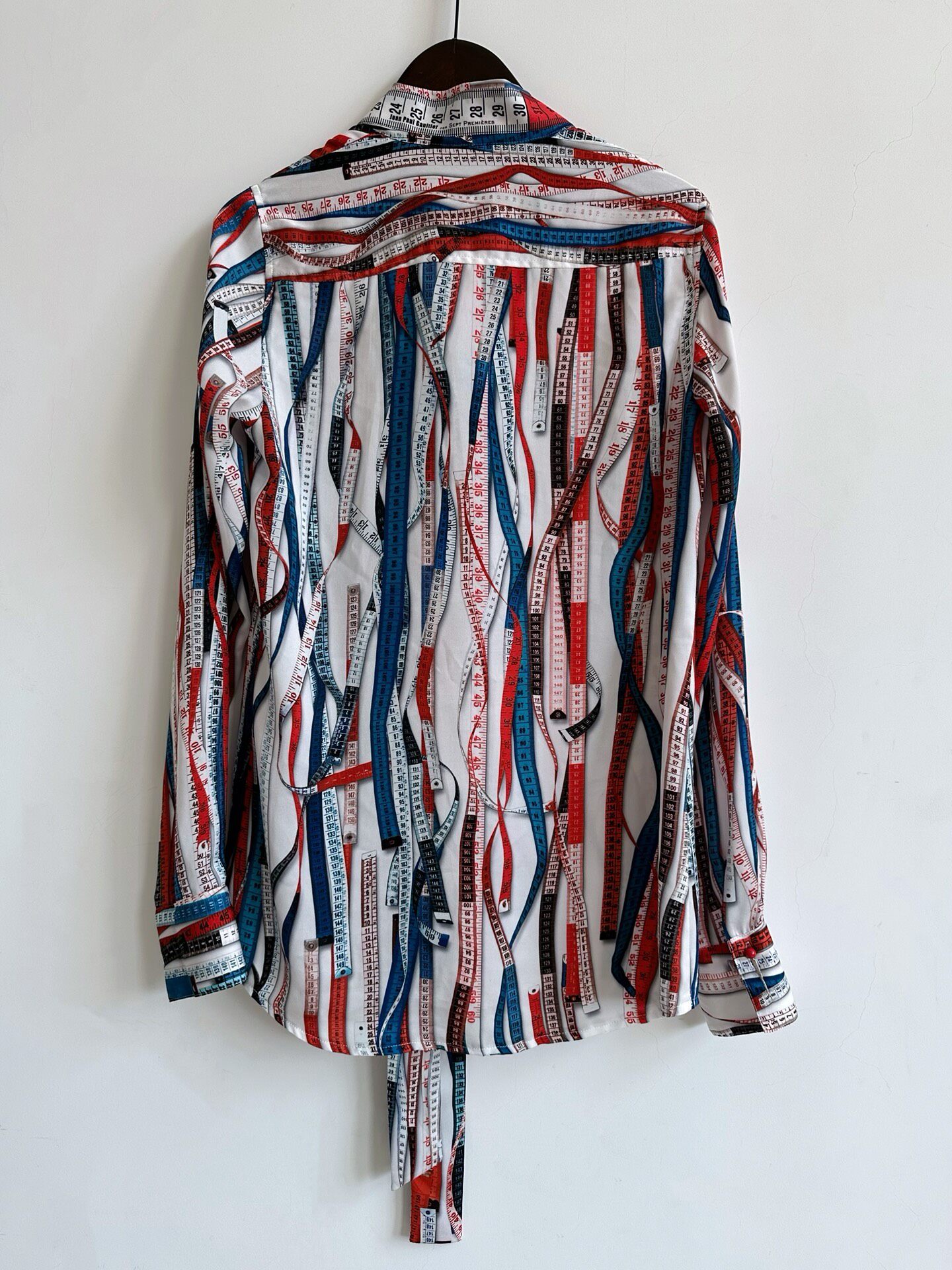 Jean Paul Gaultier Measuring Tape Shirt — front