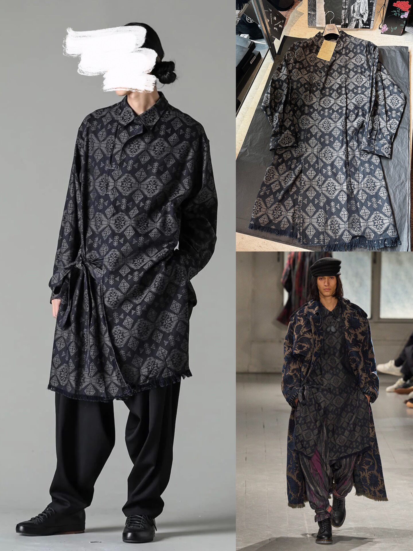 Yohji Yamamoto 23AW Indigo Shirt Coat