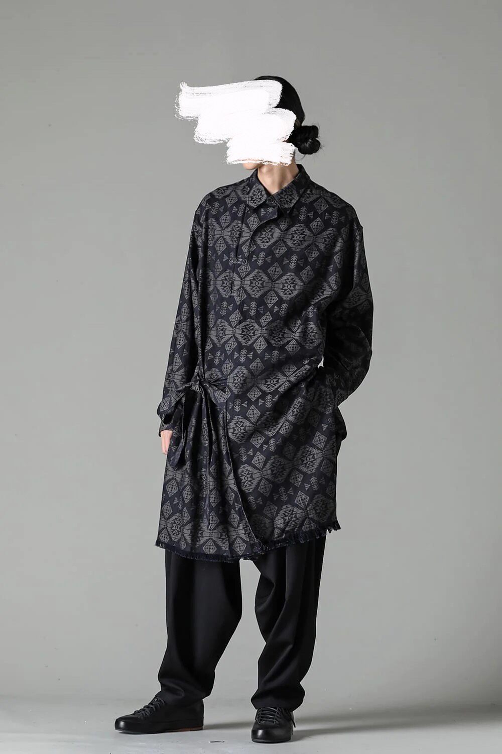 Yohji Yamamoto 23AW Indigo Shirt Coat — back