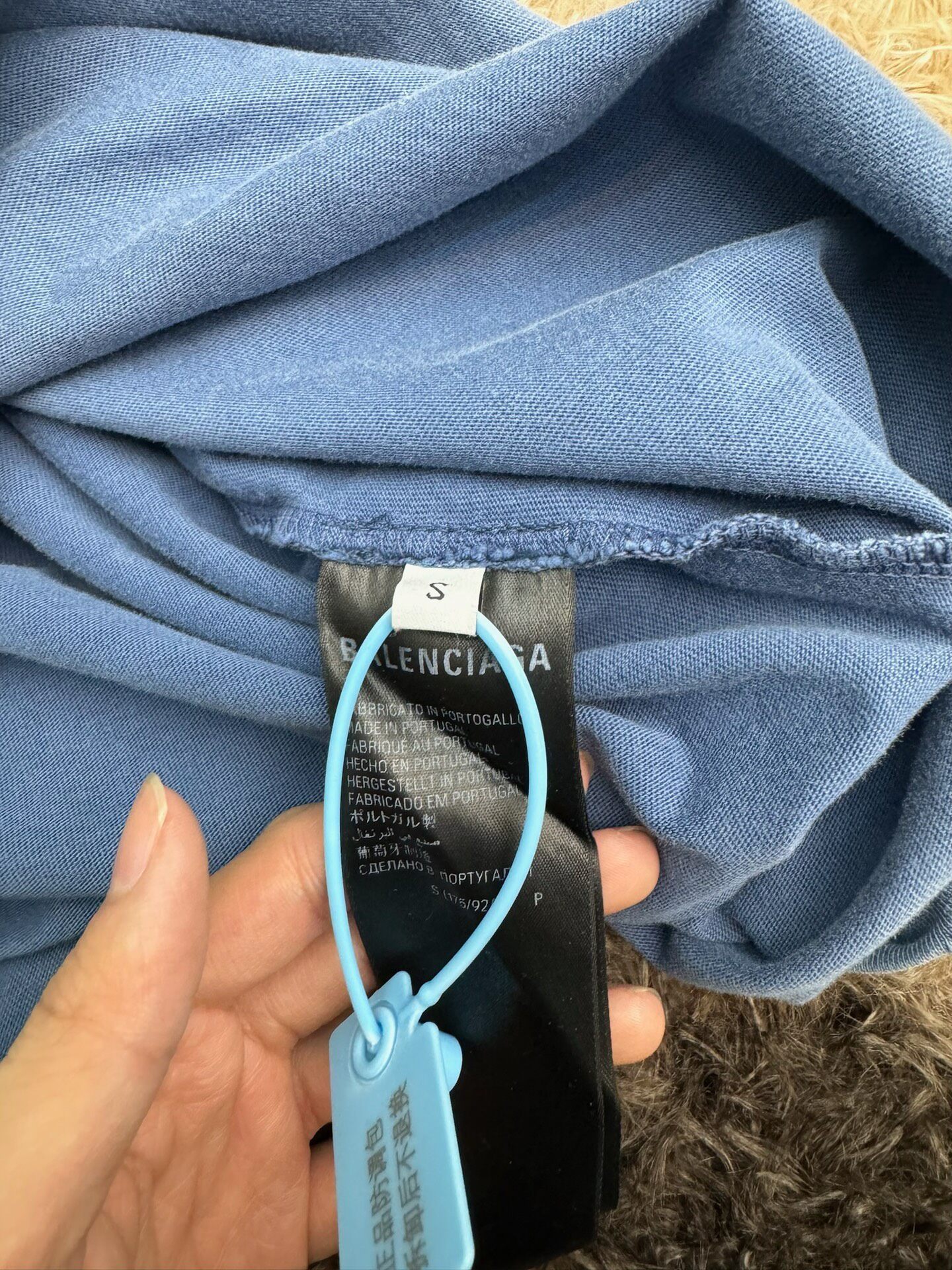 Balenciaga 23FW BERKIND Patch Tee — back