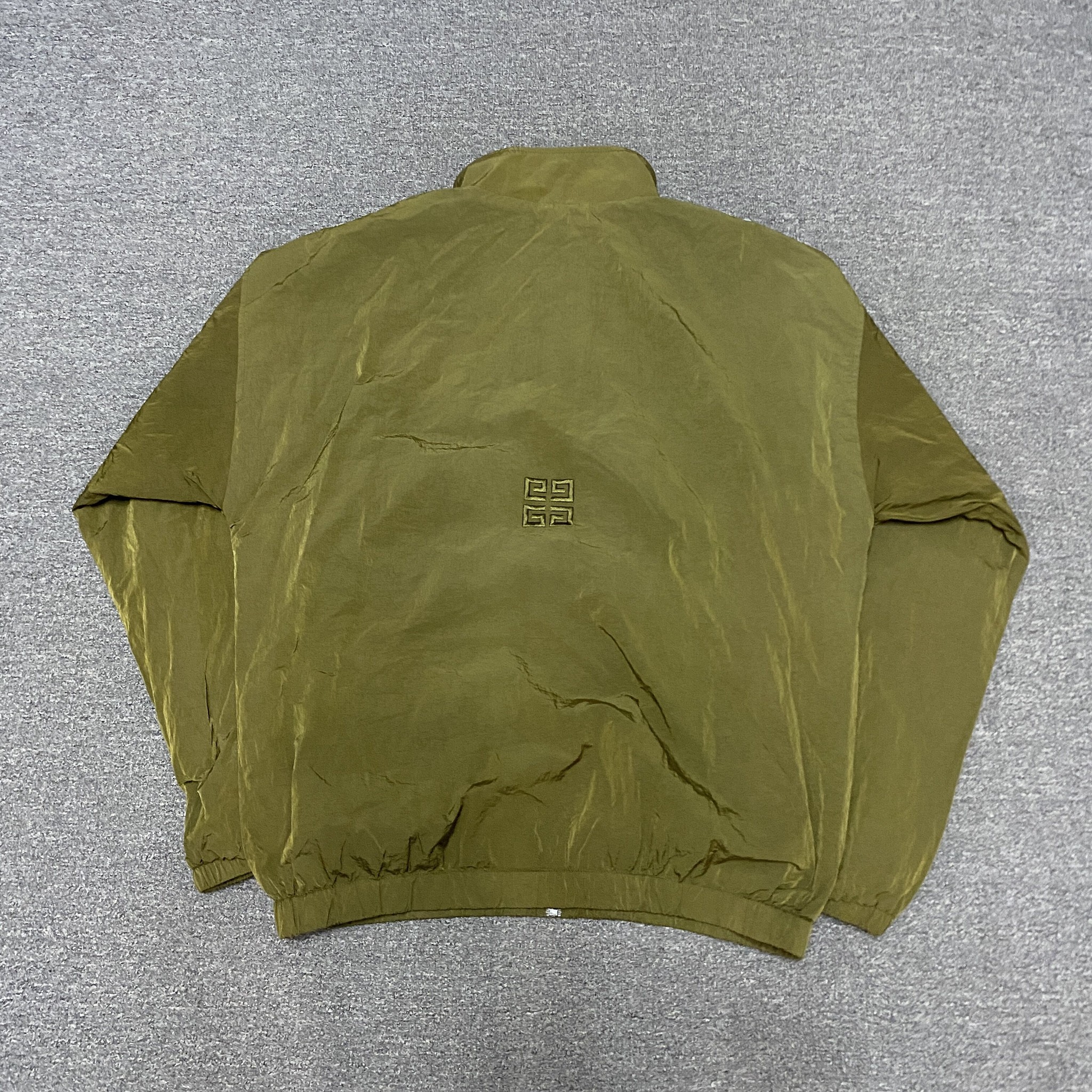 Givenchy Embroidered Logo Metal Nylon Jacket — front
