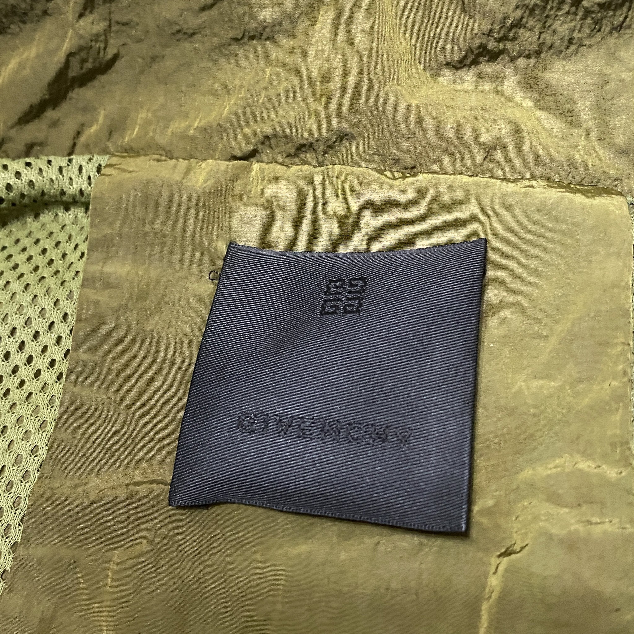 Givenchy Embroidered Logo Metal Nylon Jacket — back