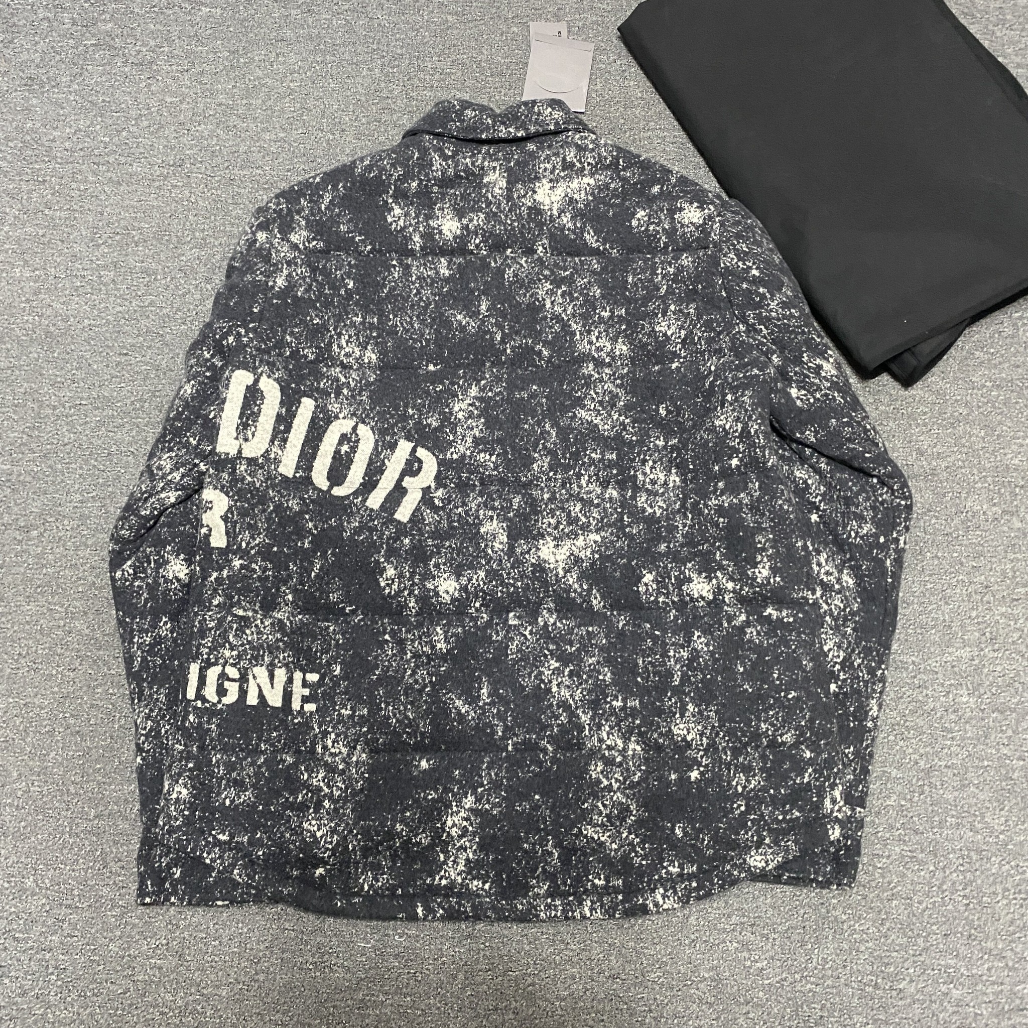Dior Snow Logo Padded Jacket — front