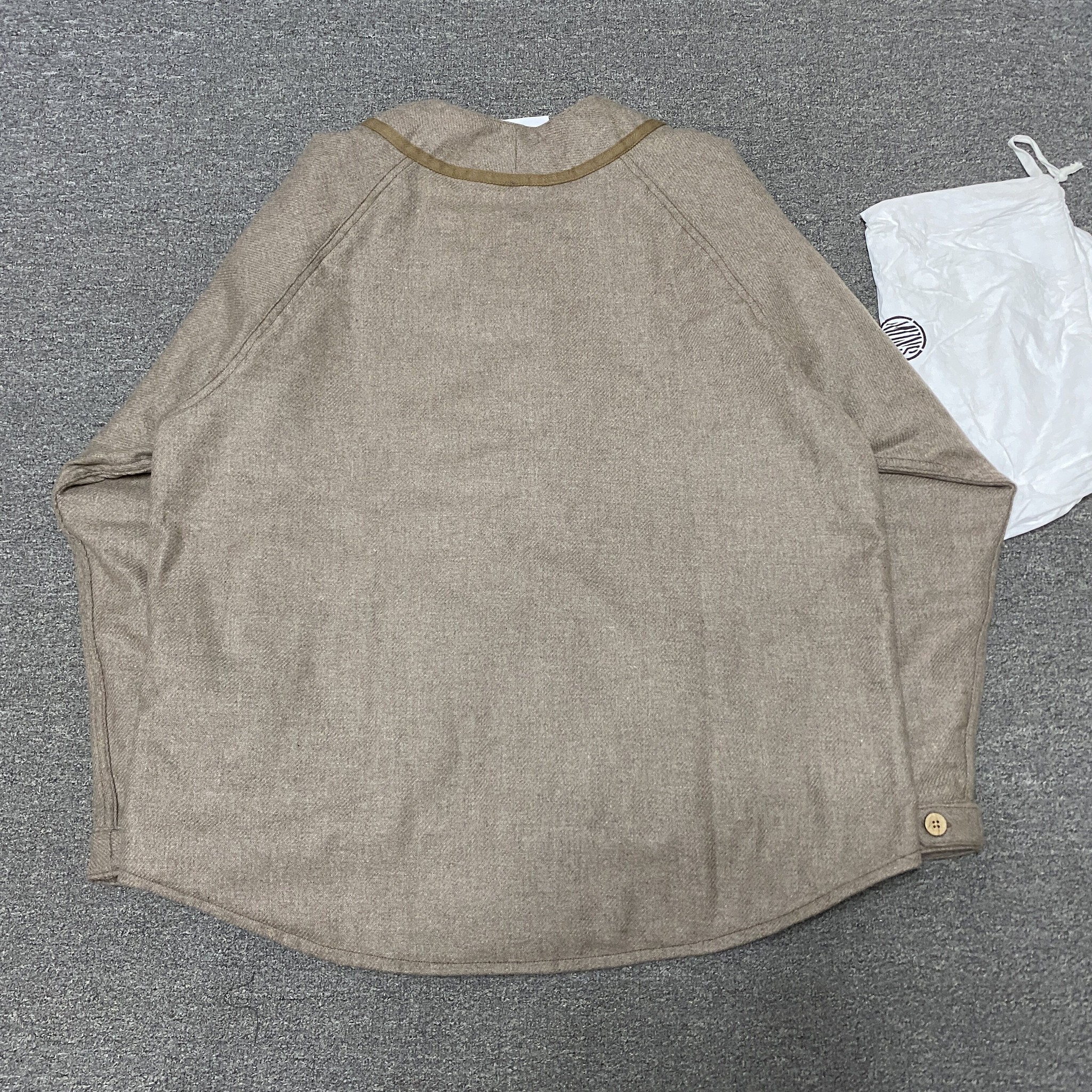 MADNESS 23AW Wool Baseball Jacket — front