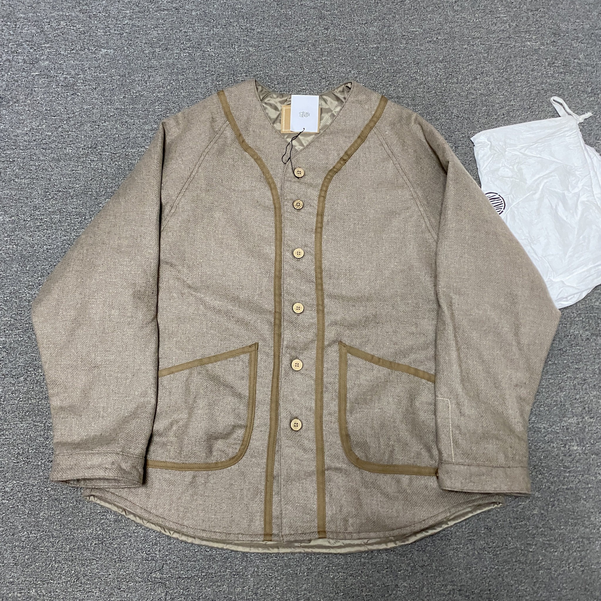 MADNESS 23AW Wool Baseball Jacket