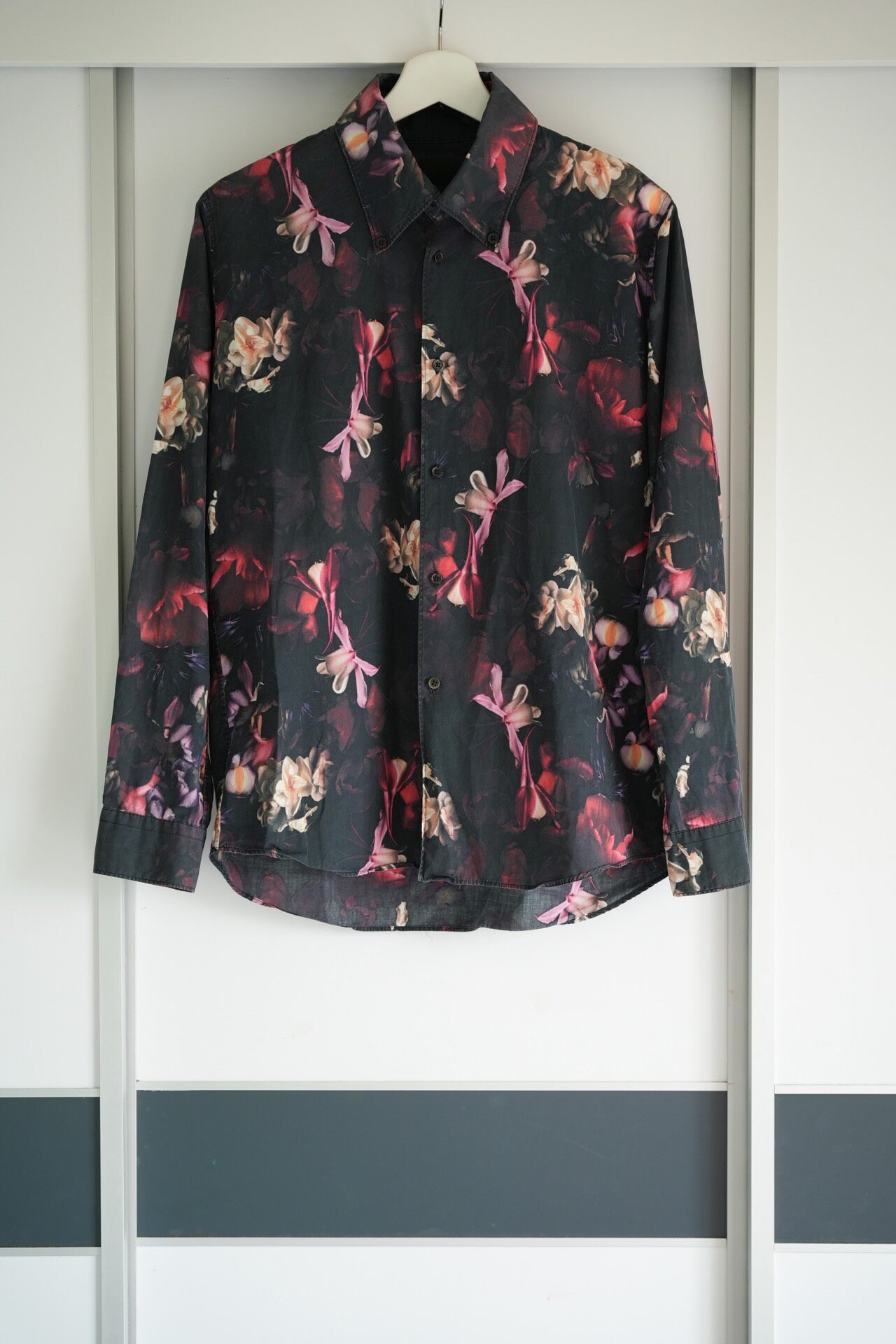 Lad Musician Vintage Floral Button Shirt