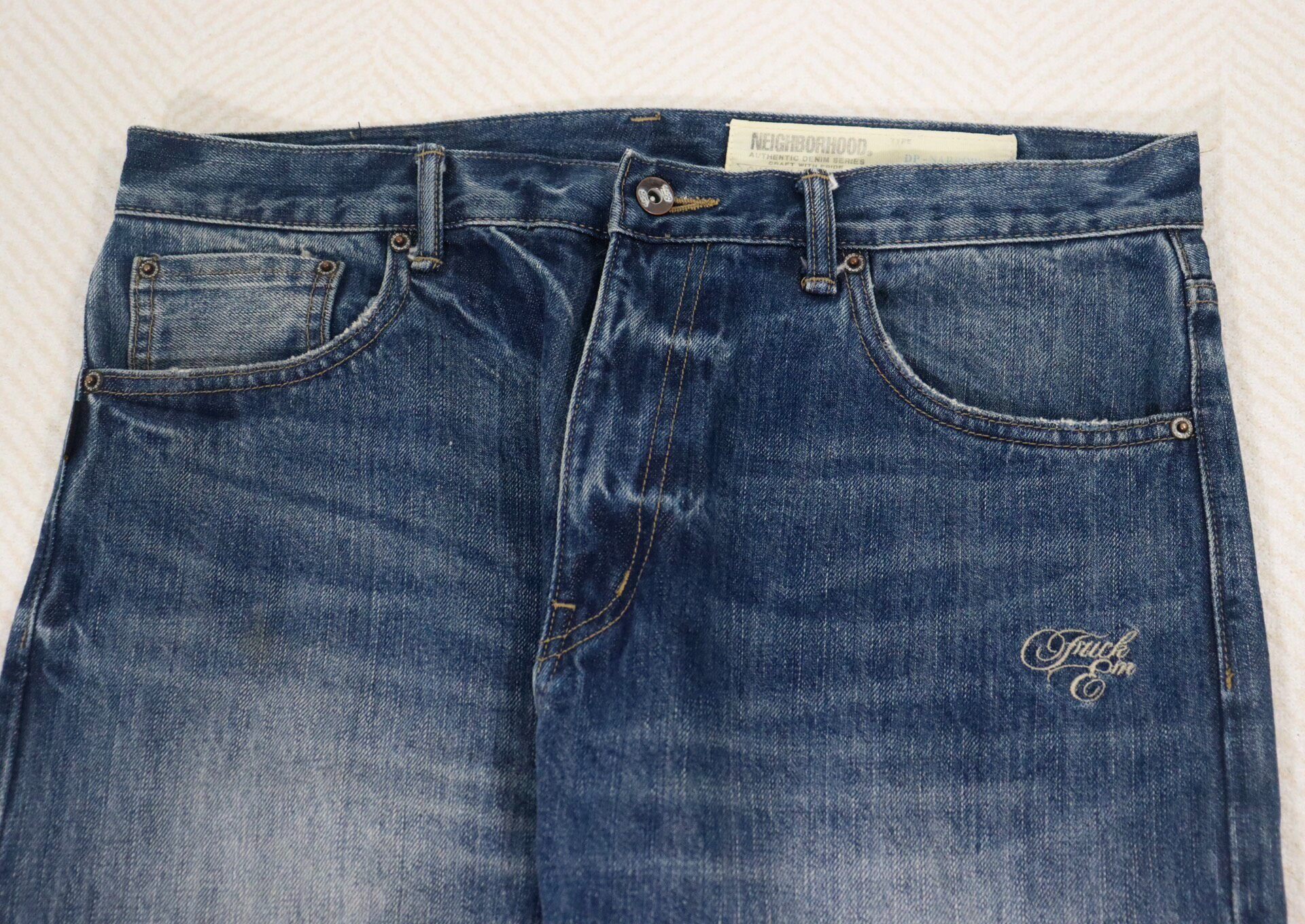 Neighborhood NBHD 17aw Savage Denim Jeans — detail