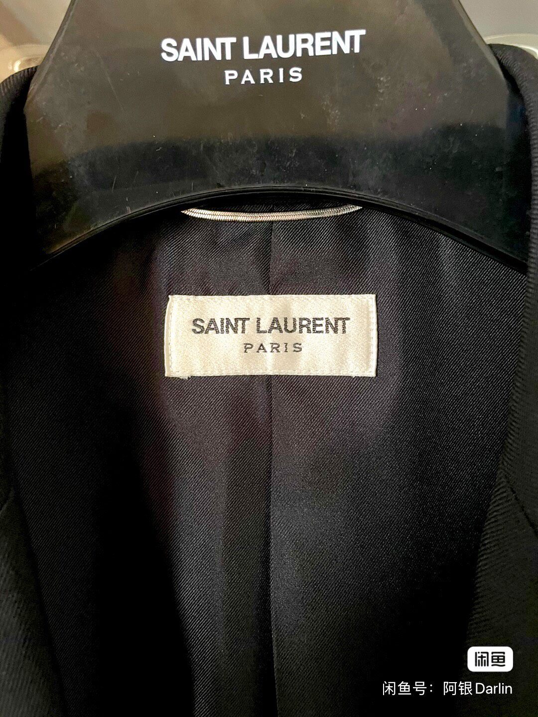 Saint Laurent 15ss Embroidered Flower Blazer — front