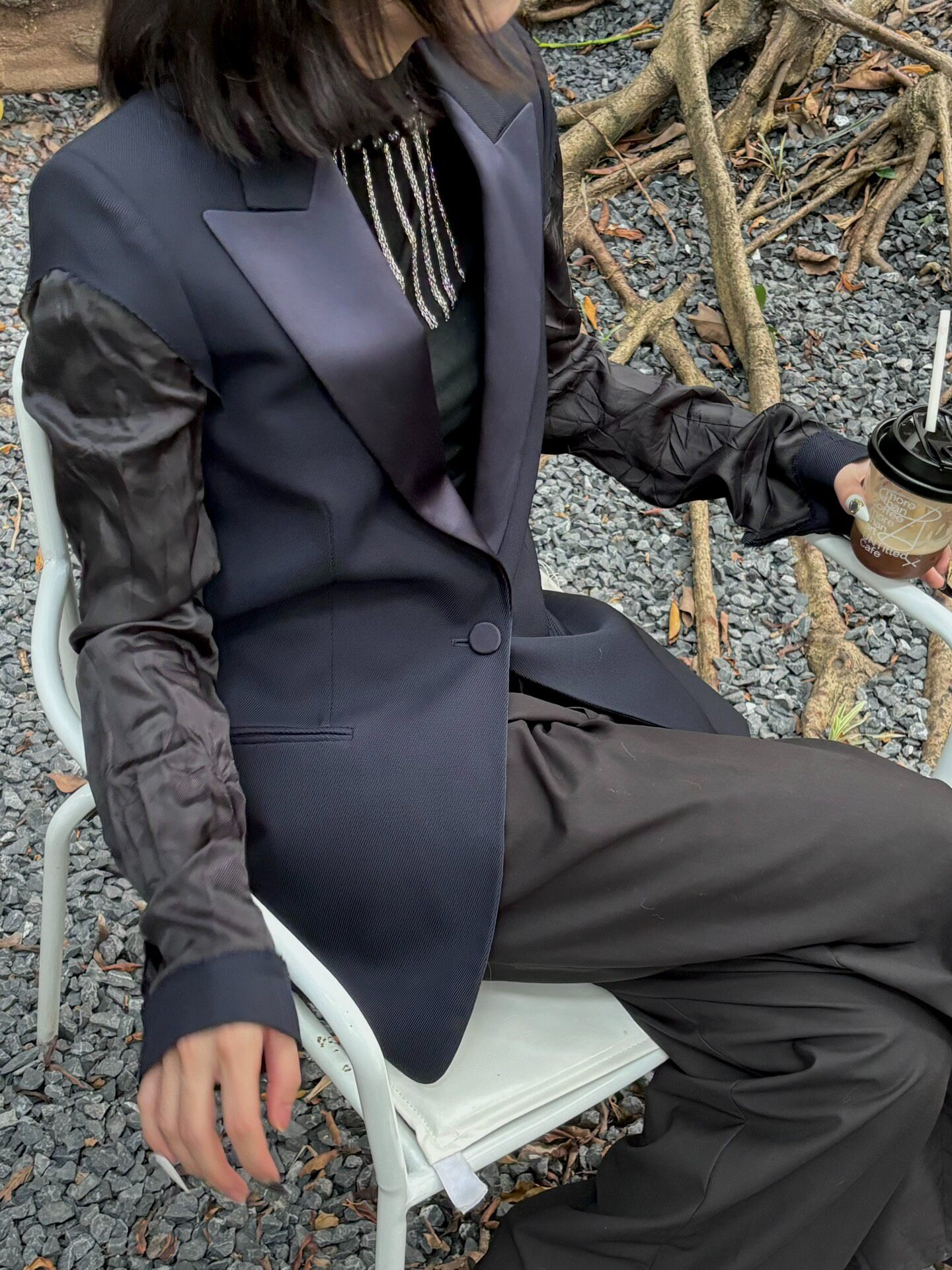 Maison Margiela S/S17 Deconstructed Suit — detail