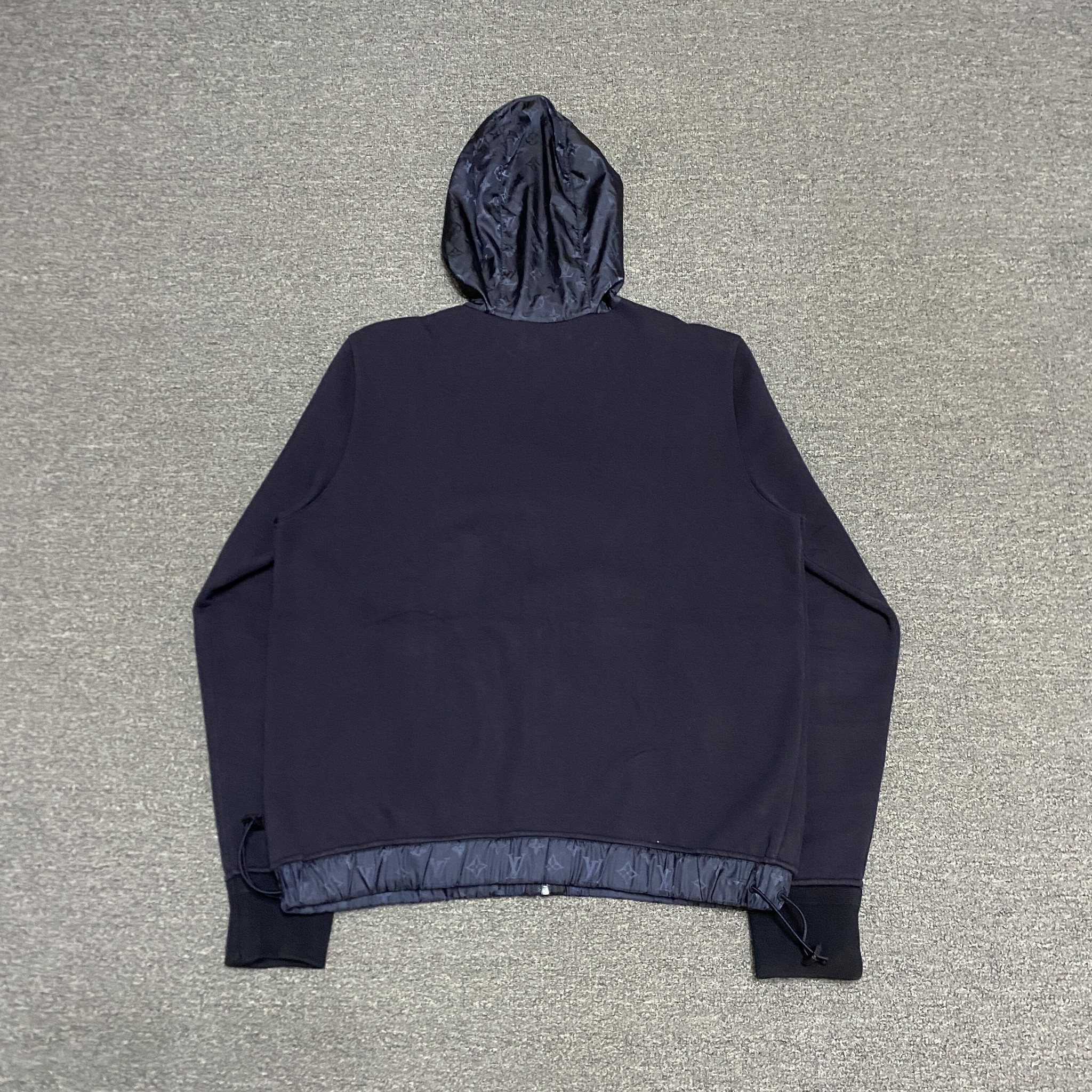 Louis Vuitton Monogram Zip-Up Hooded Jacket — front