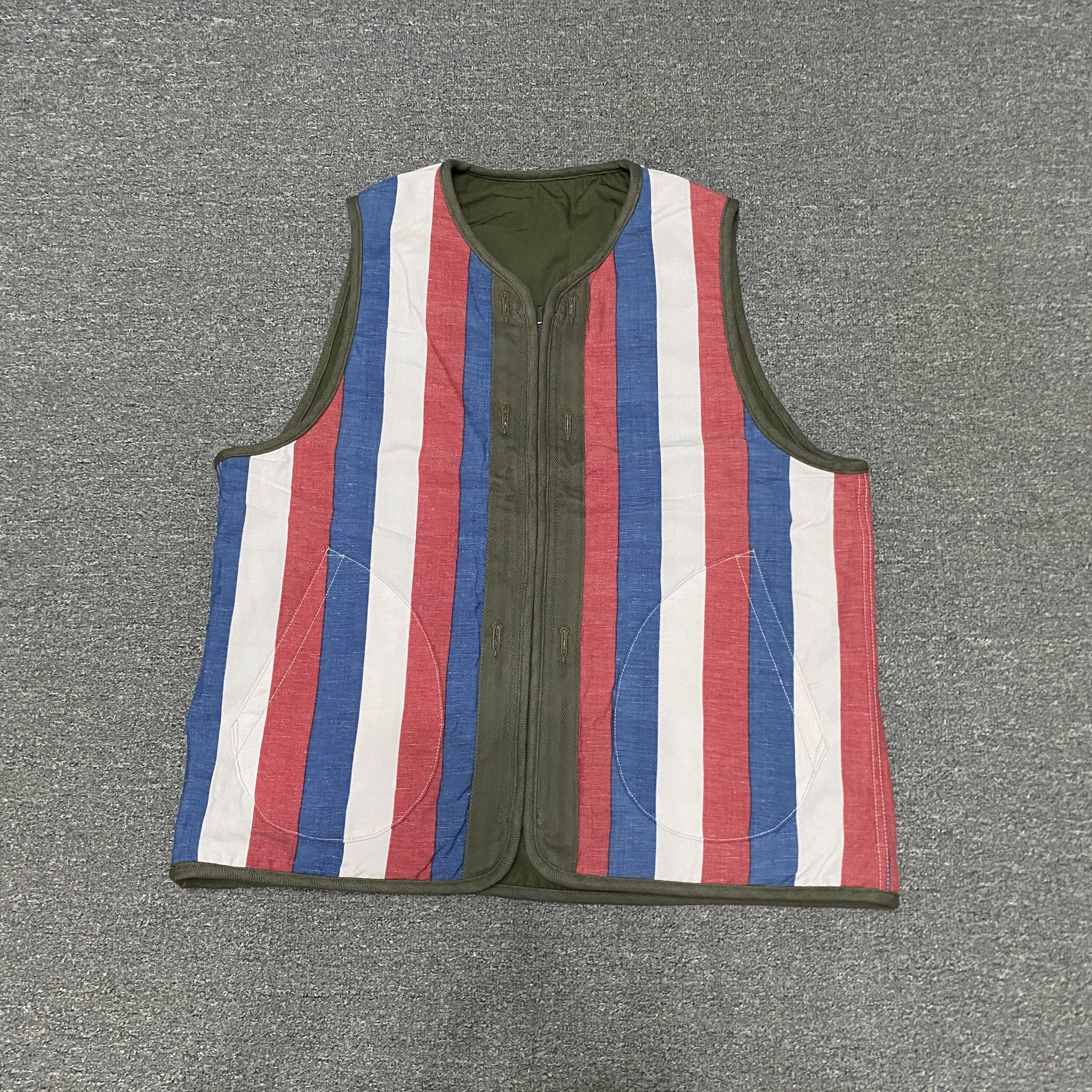 Visvim Iris 20AW Reversible Vest — label