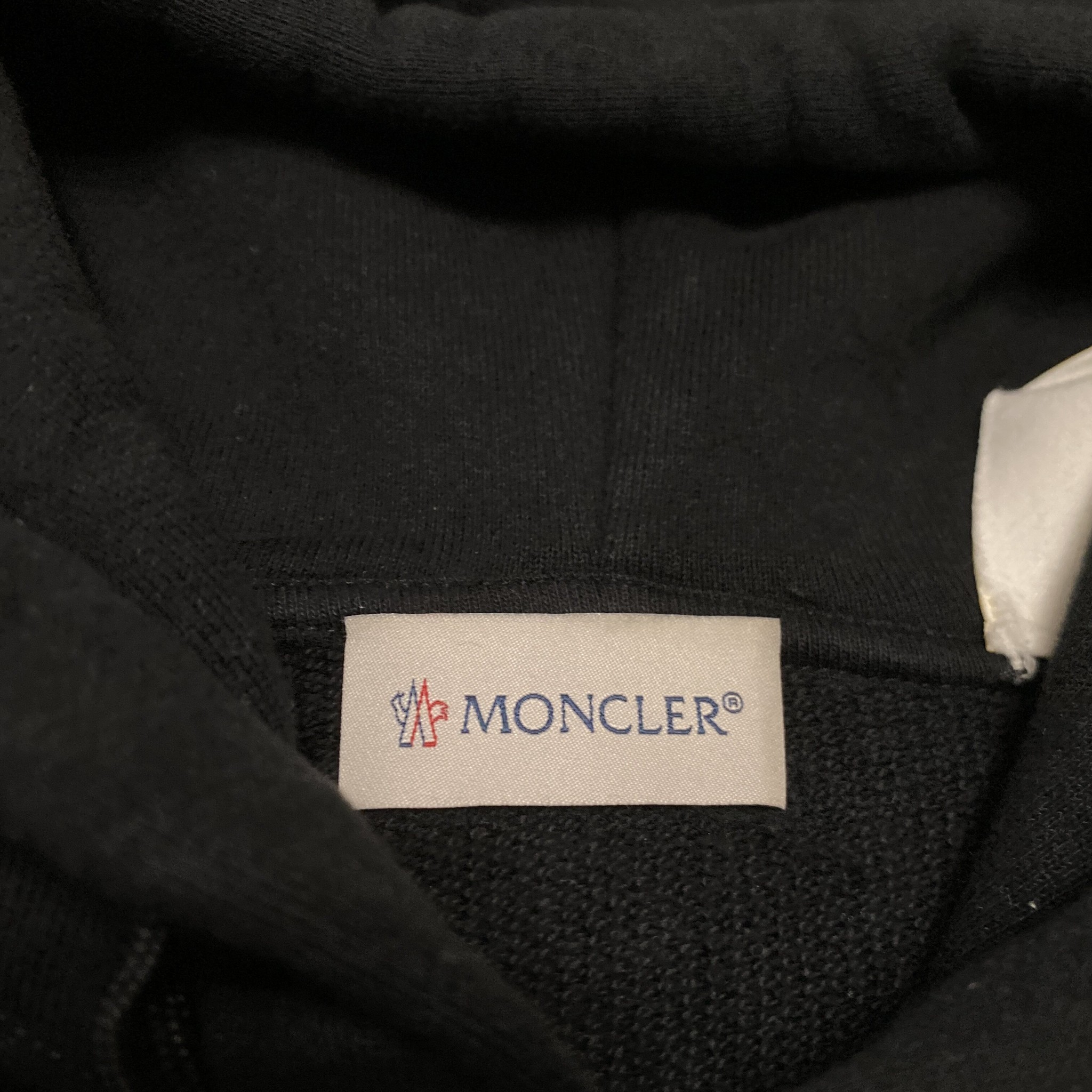 Moncler Fragment Collaboration Hoodie — label