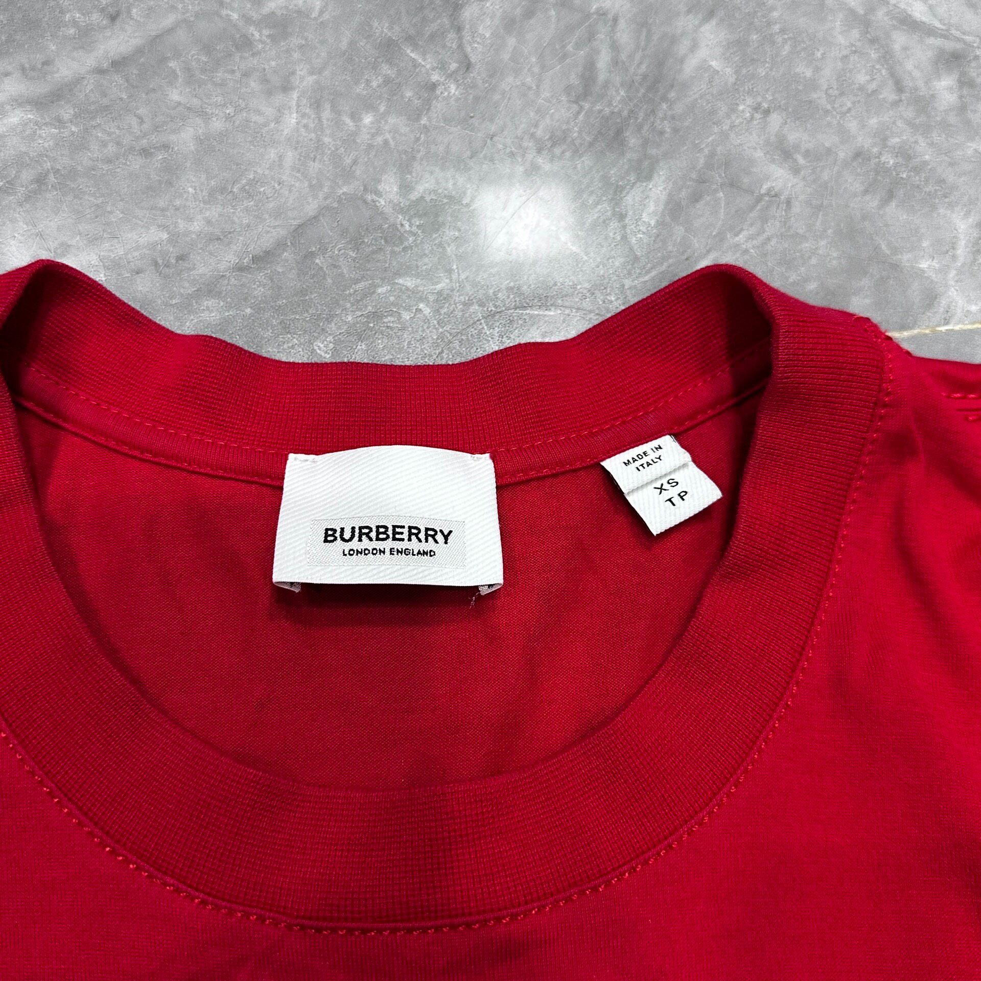 Burberry Deer Print Short Sleeve T-Shirt — back