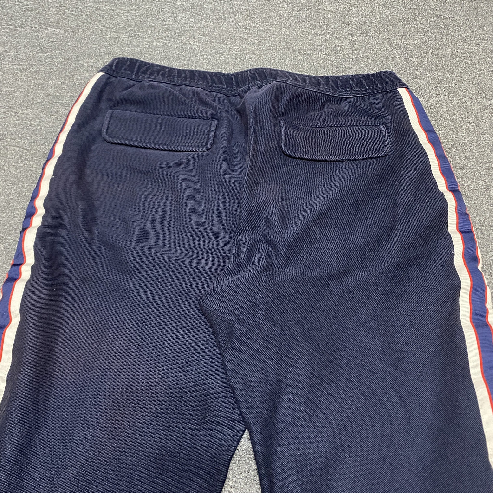 Gucci Striped Logo Track Pants — back