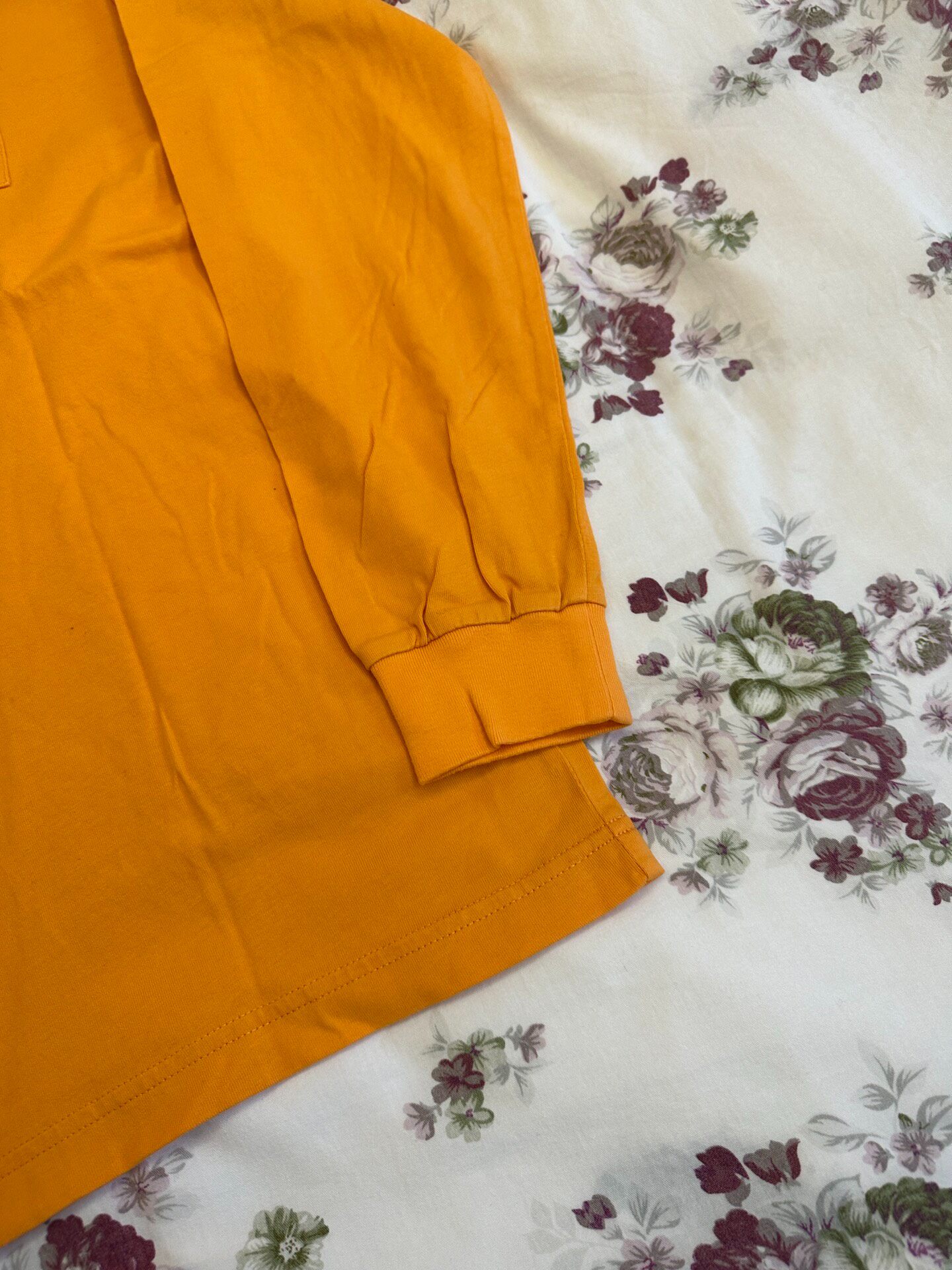 Palace Orange Long-Sleeve Top — label