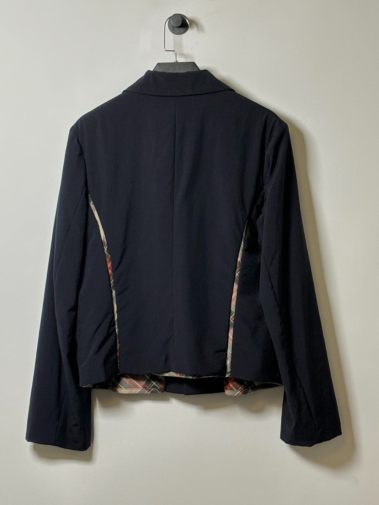 Comme Des Garcons 1997 Plaid Short Jacket — label