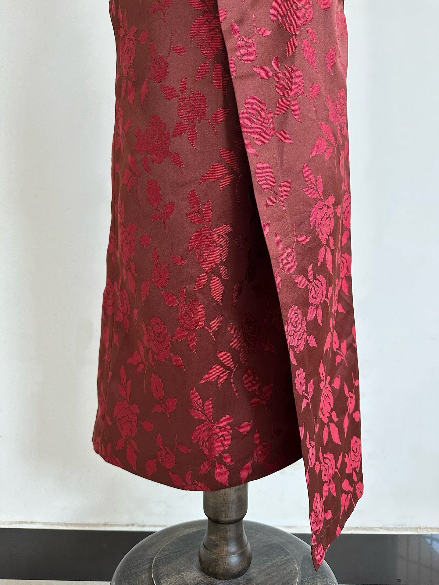 Junya Watanabe 1996 Rose Midi Skirt — label