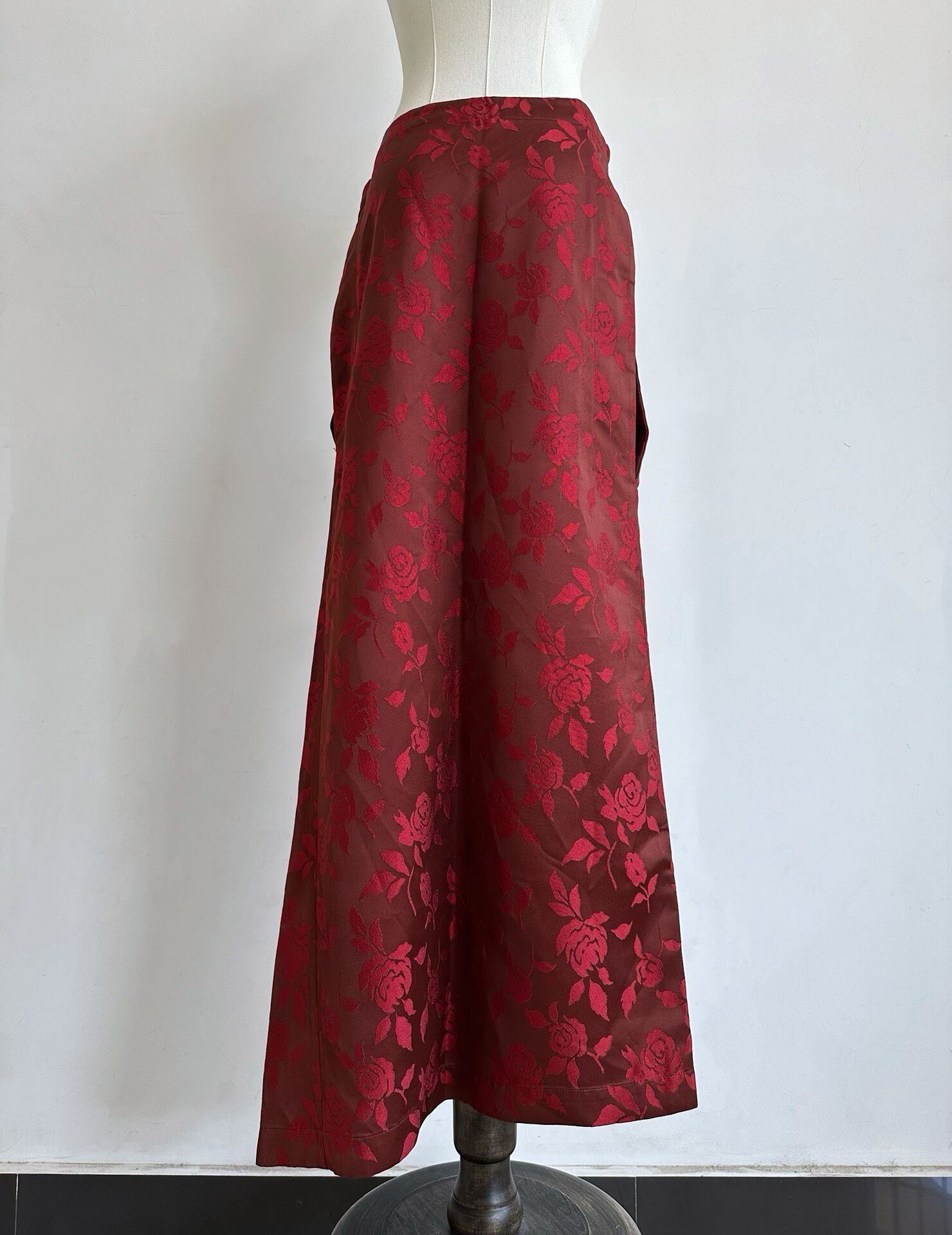 Junya Watanabe 1996 Rose Midi Skirt — front