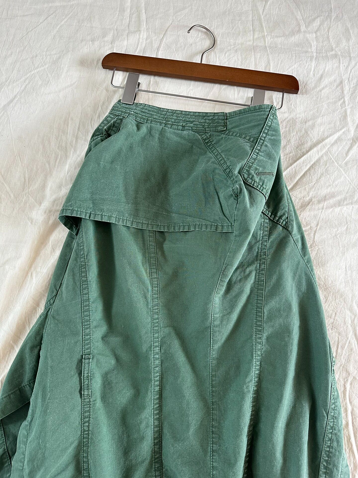 Junya Watanabe Deconstructed Button Skirt — back