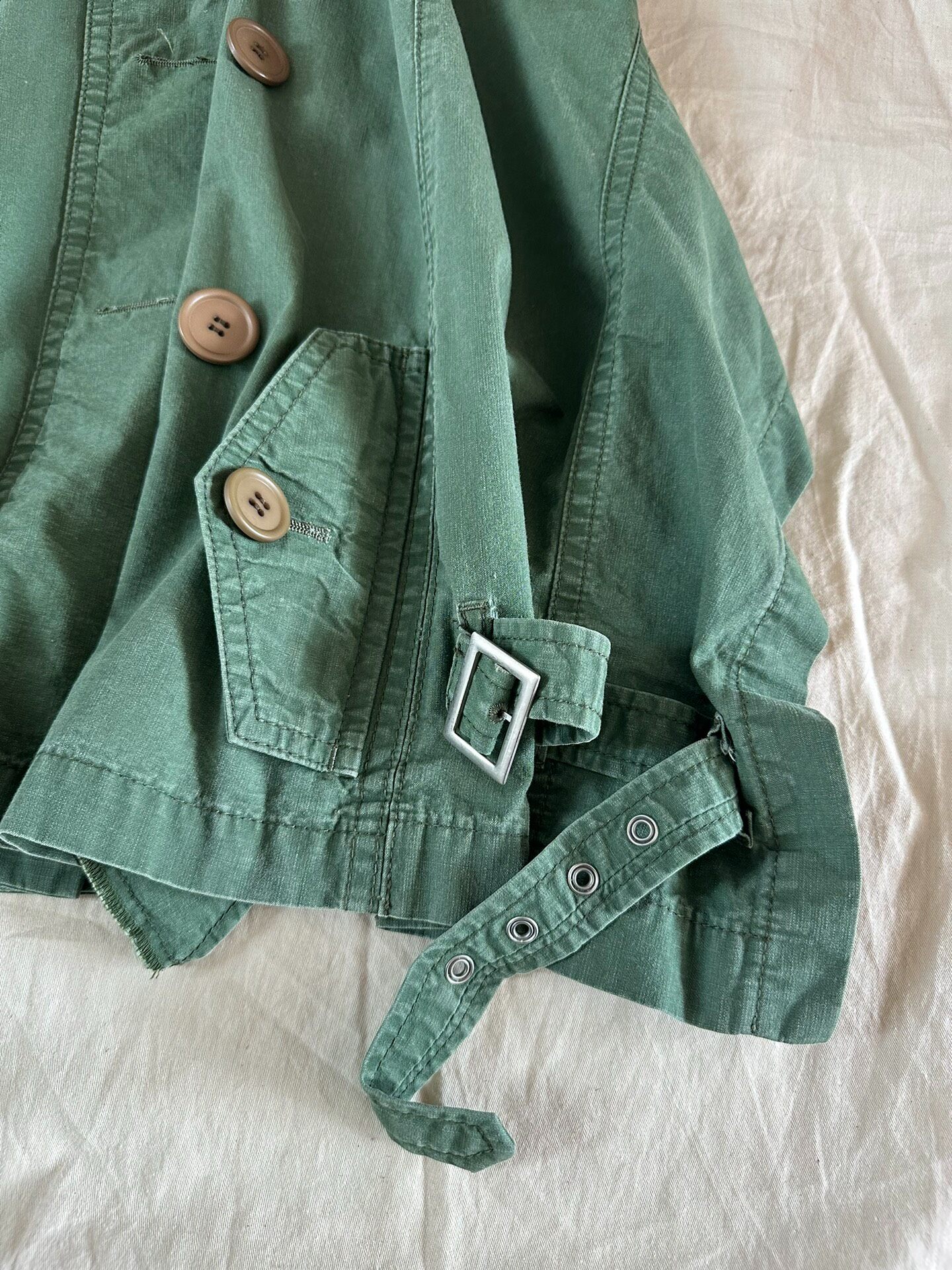 Junya Watanabe Deconstructed Button Skirt — label