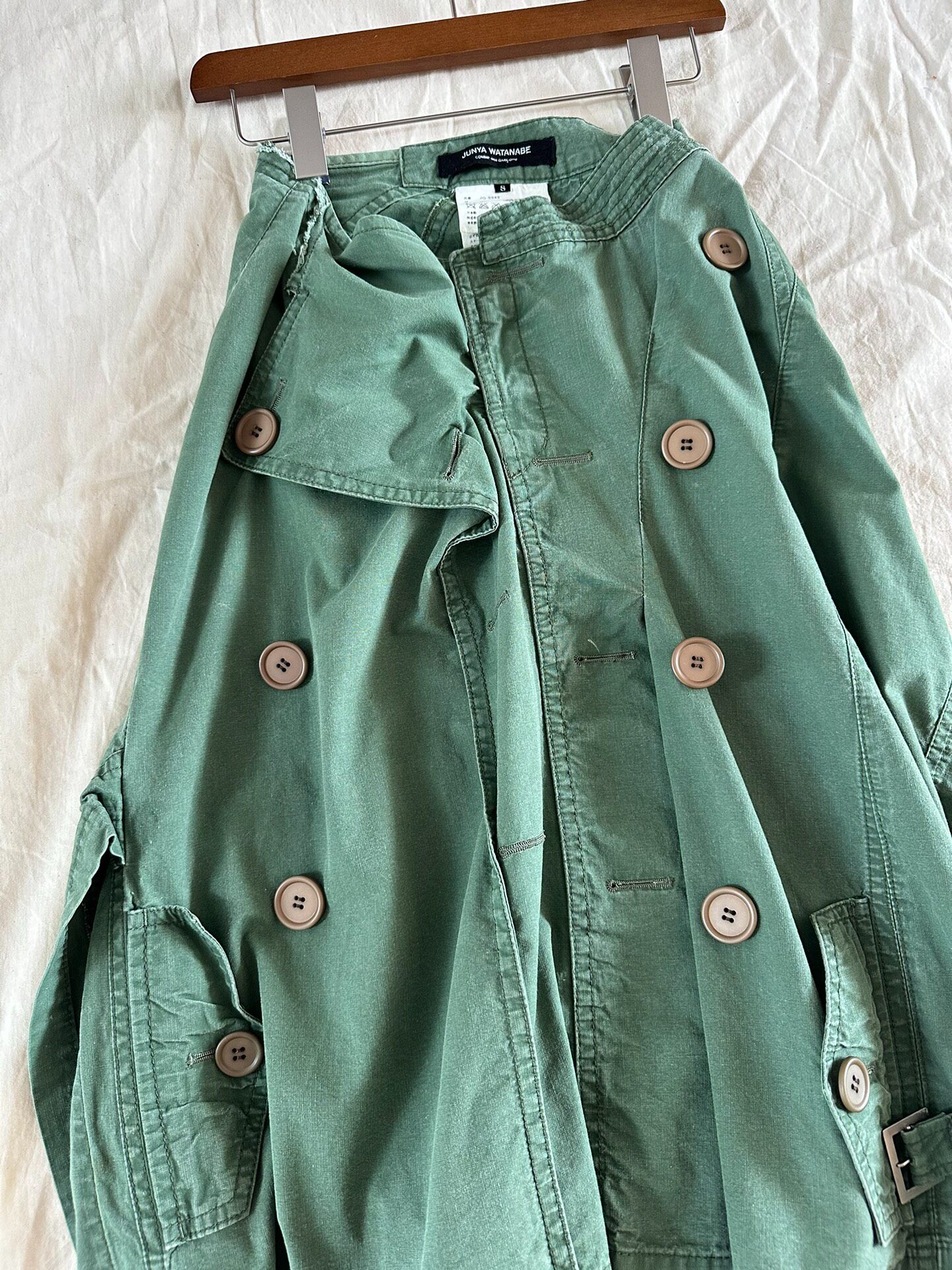 Junya Watanabe Deconstructed Button Skirt — front