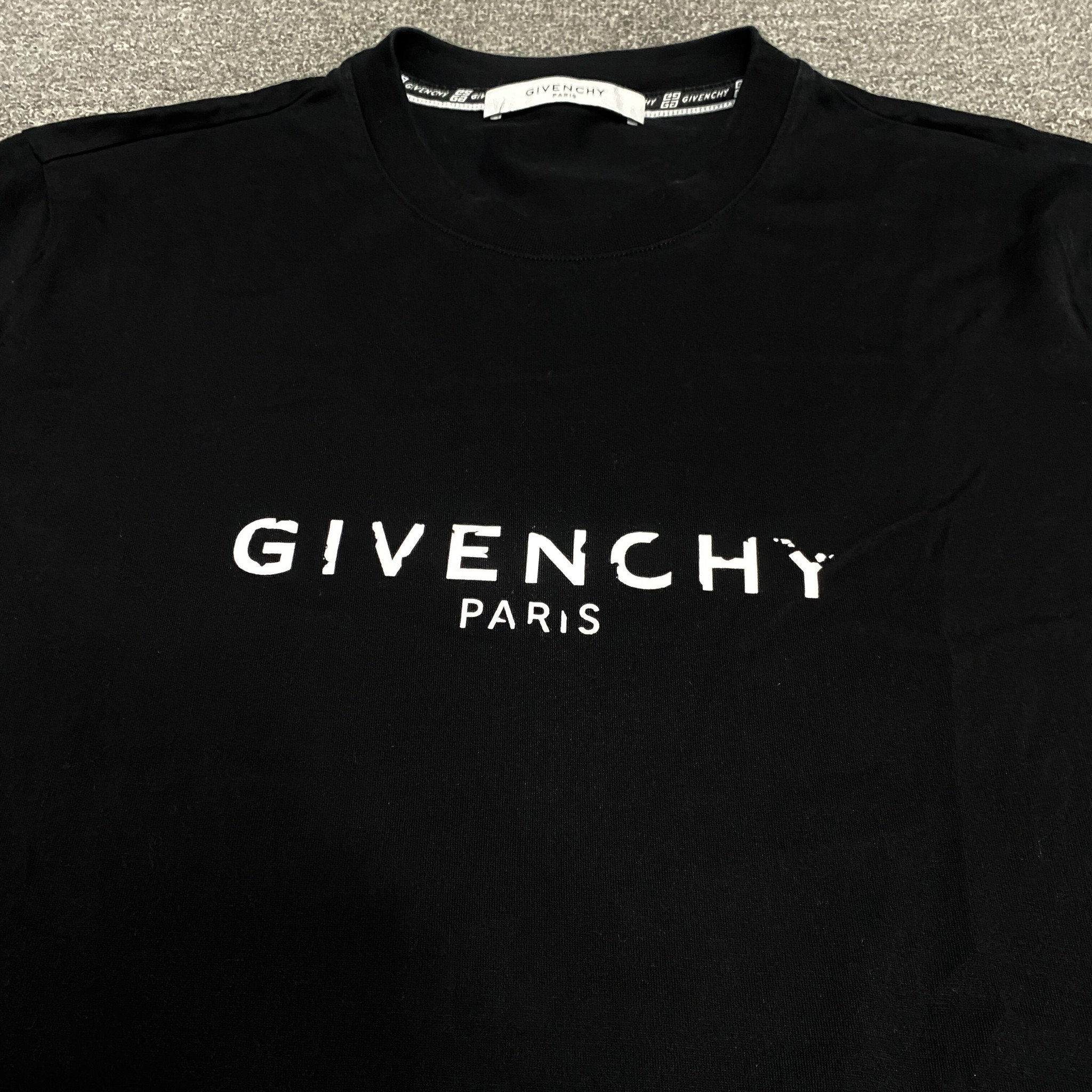 Givenchy Black Short-Sleeve T-Shirt — back