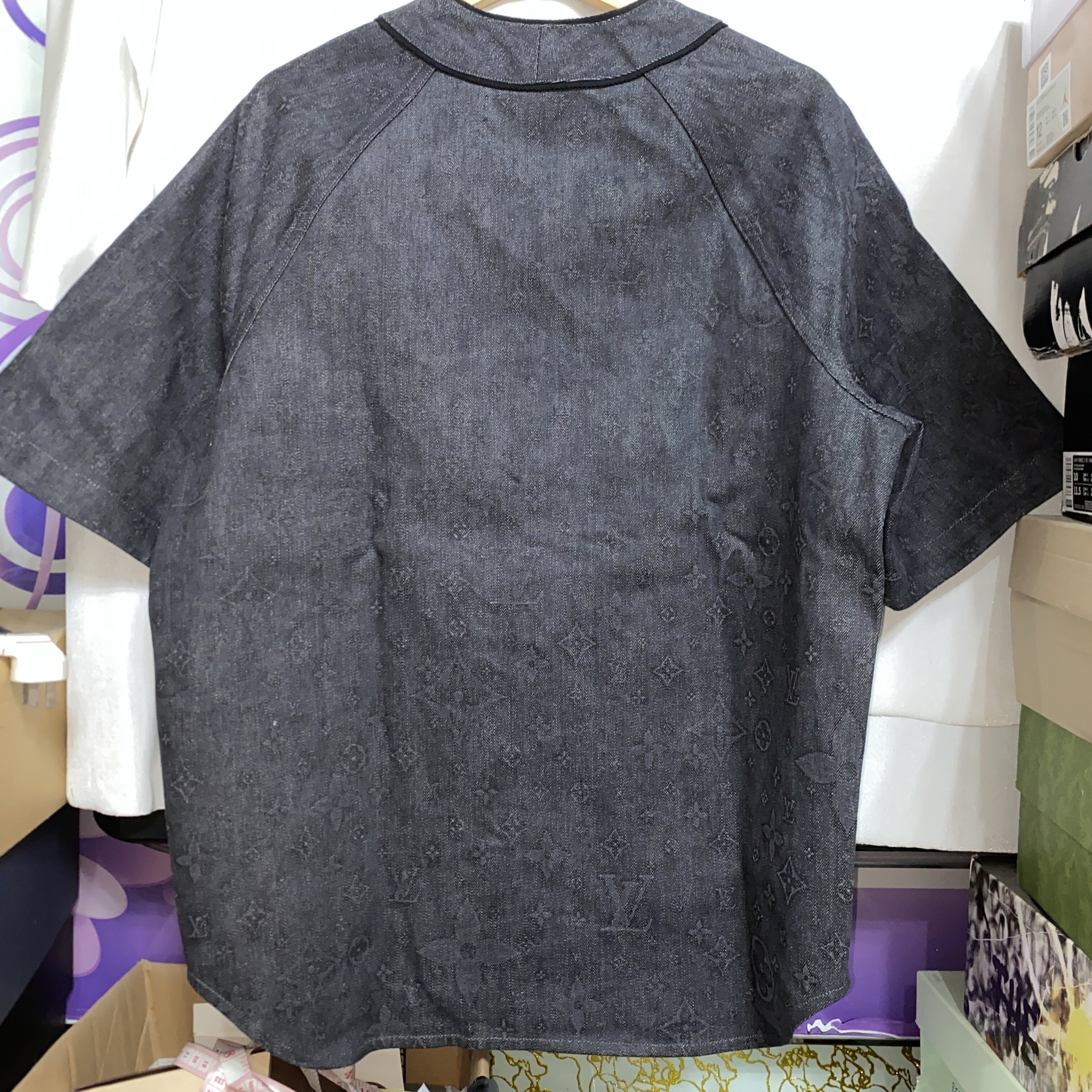 Louis Vuitton Monogram Baseball Shirt — back