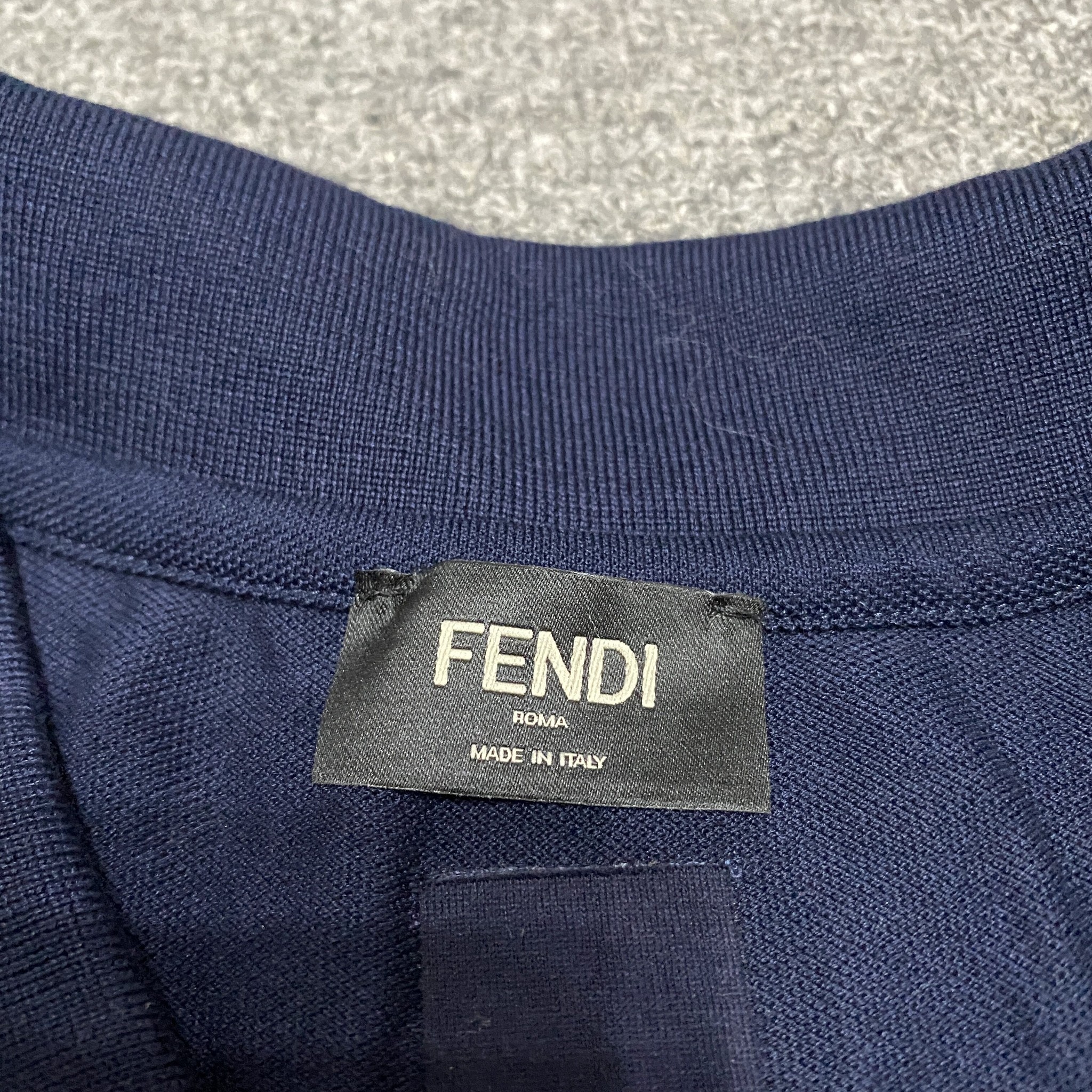 Fendi 23 Short Sleeve Polo Shirt — label