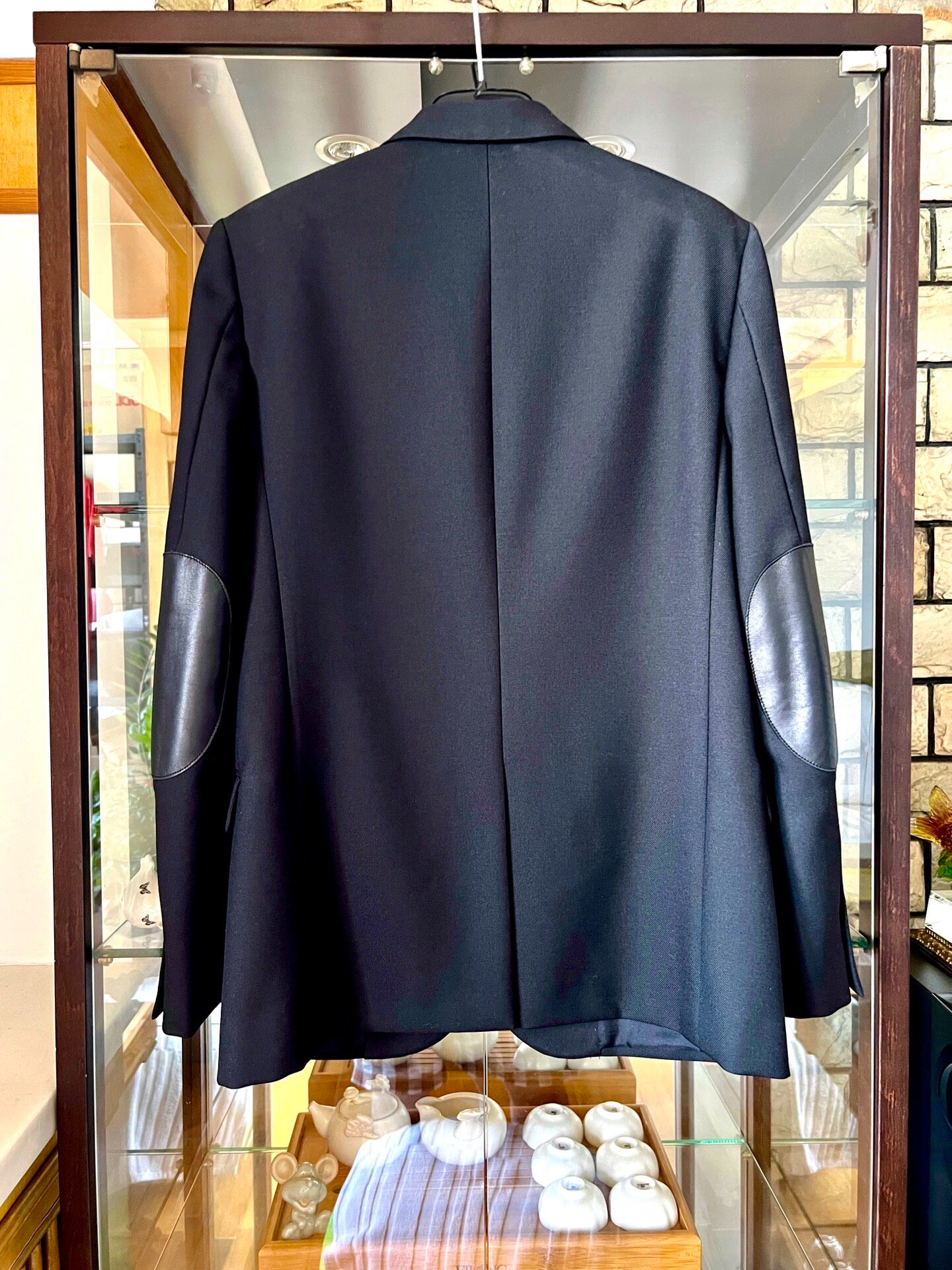 Saint Laurent 14FW Black Blazer — back