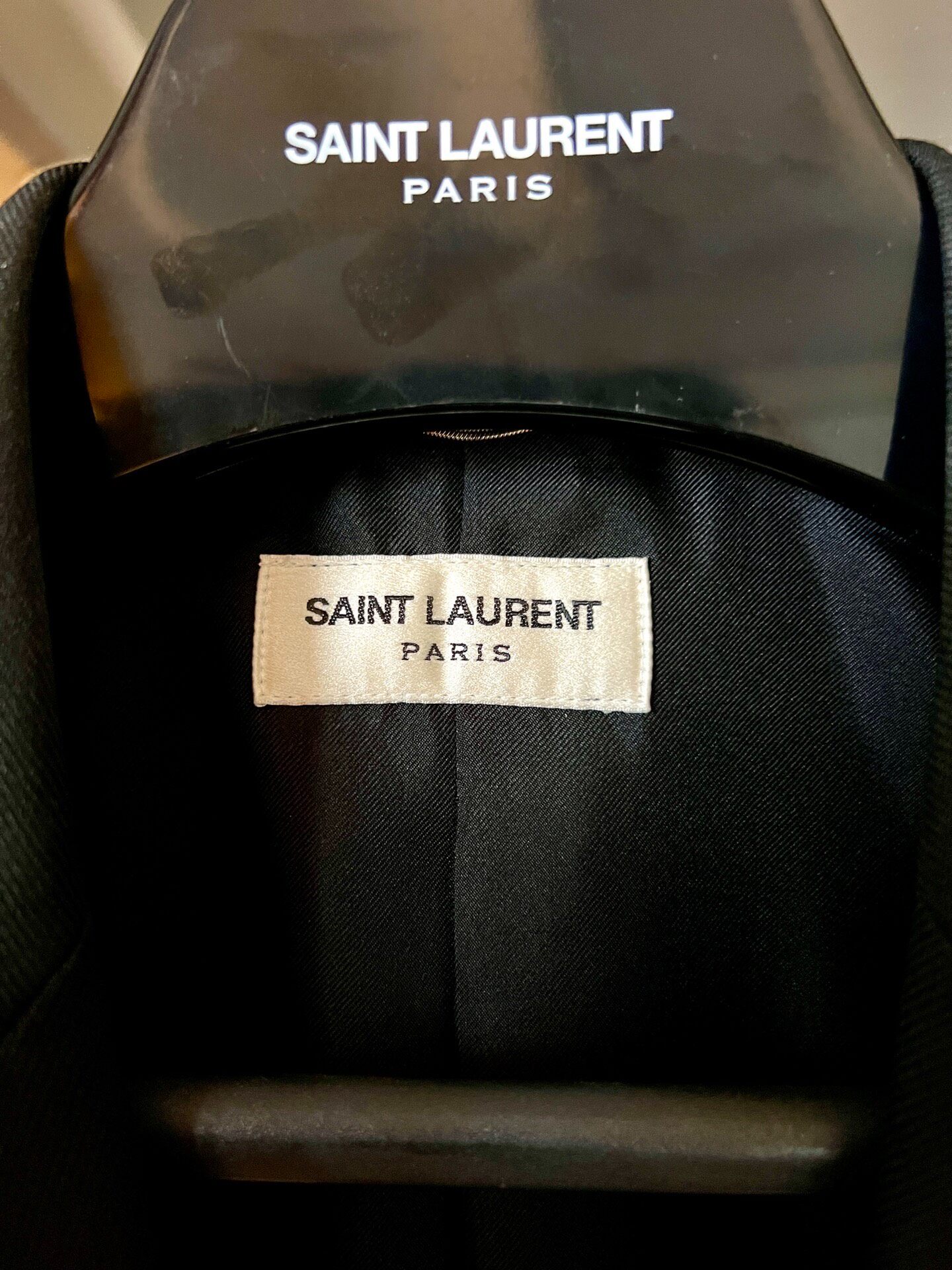 Saint Laurent 14FW Black Blazer — detail