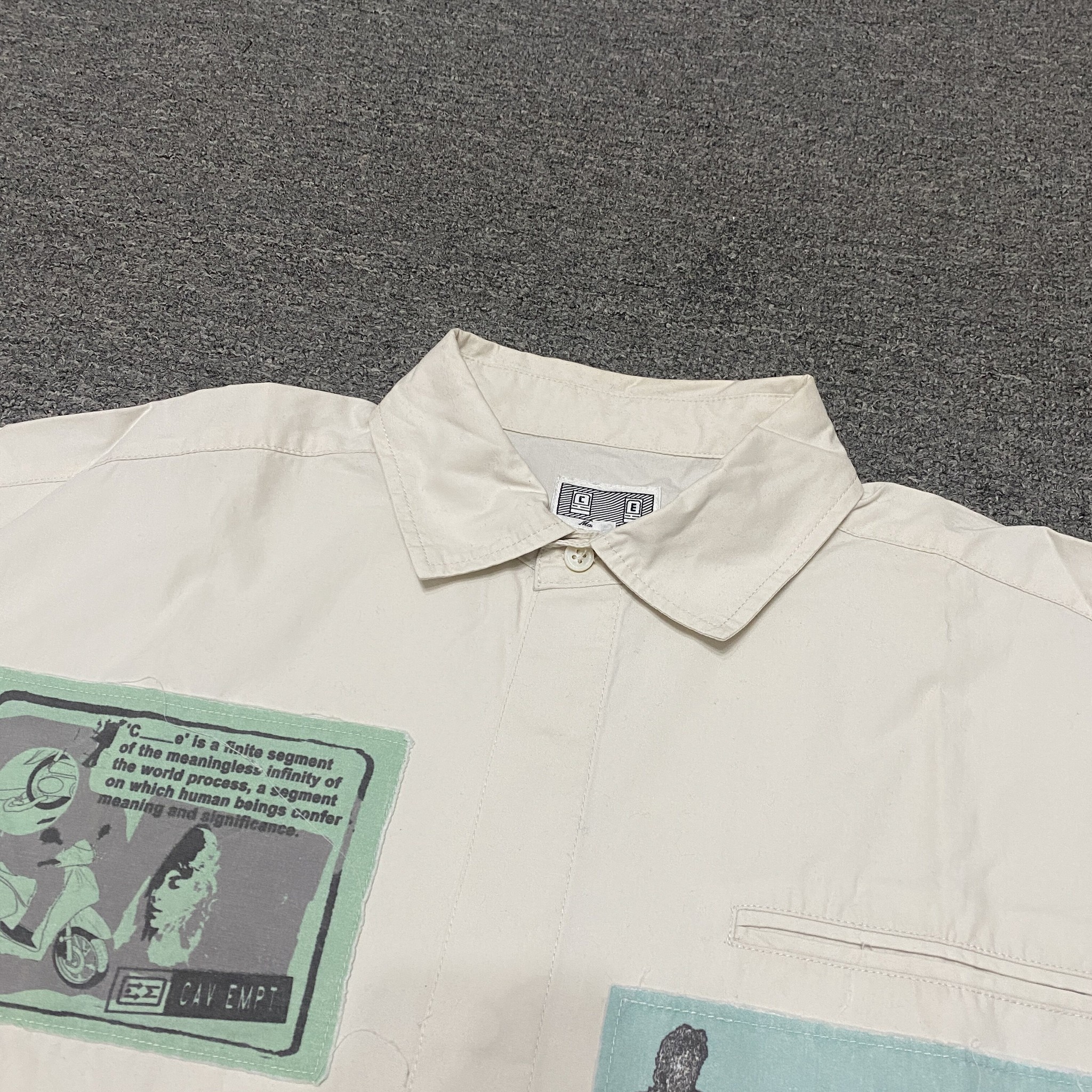 Cav Empt 18AW Patched Long-sleeve Shirt — back