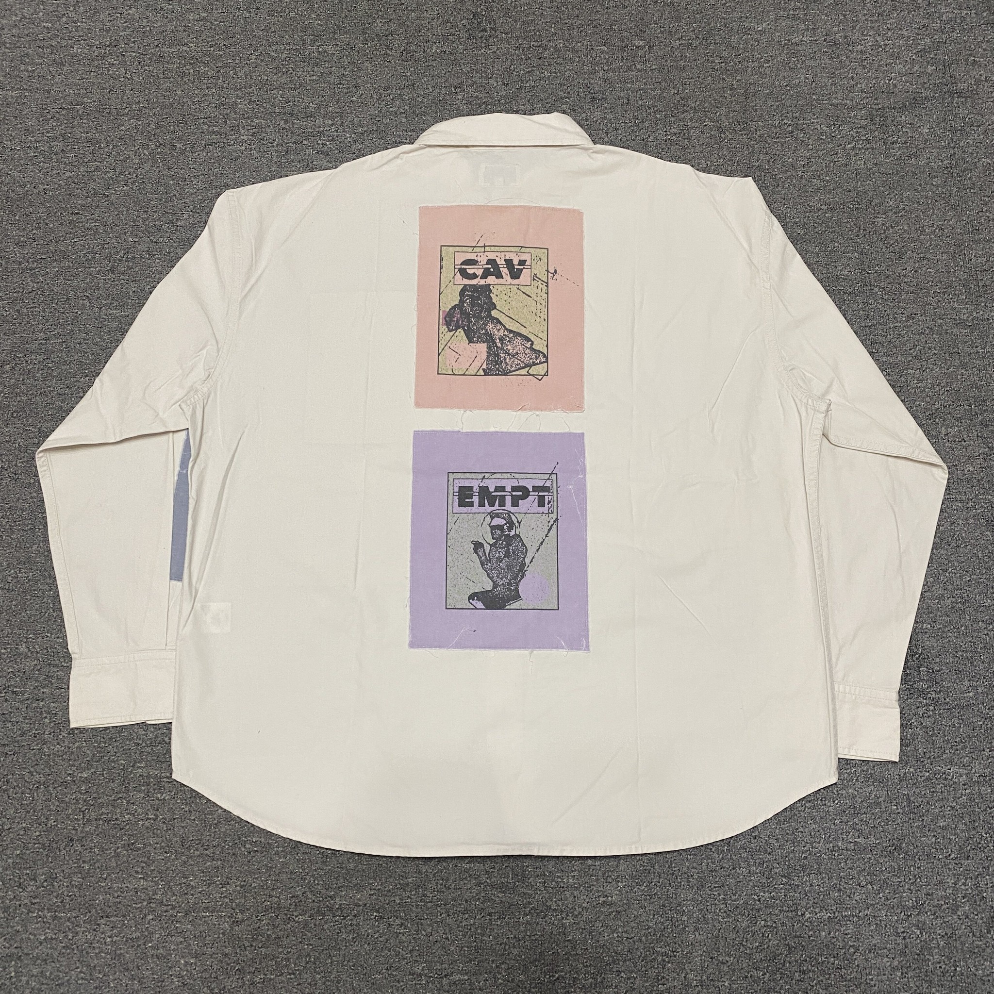 Cav Empt 18AW Patched Long-sleeve Shirt — front