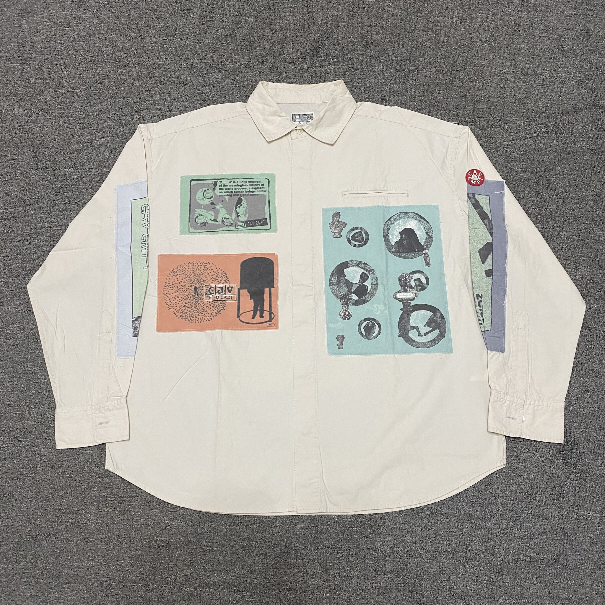 Cav Empt 18AW Patched Long-sleeve Shirt