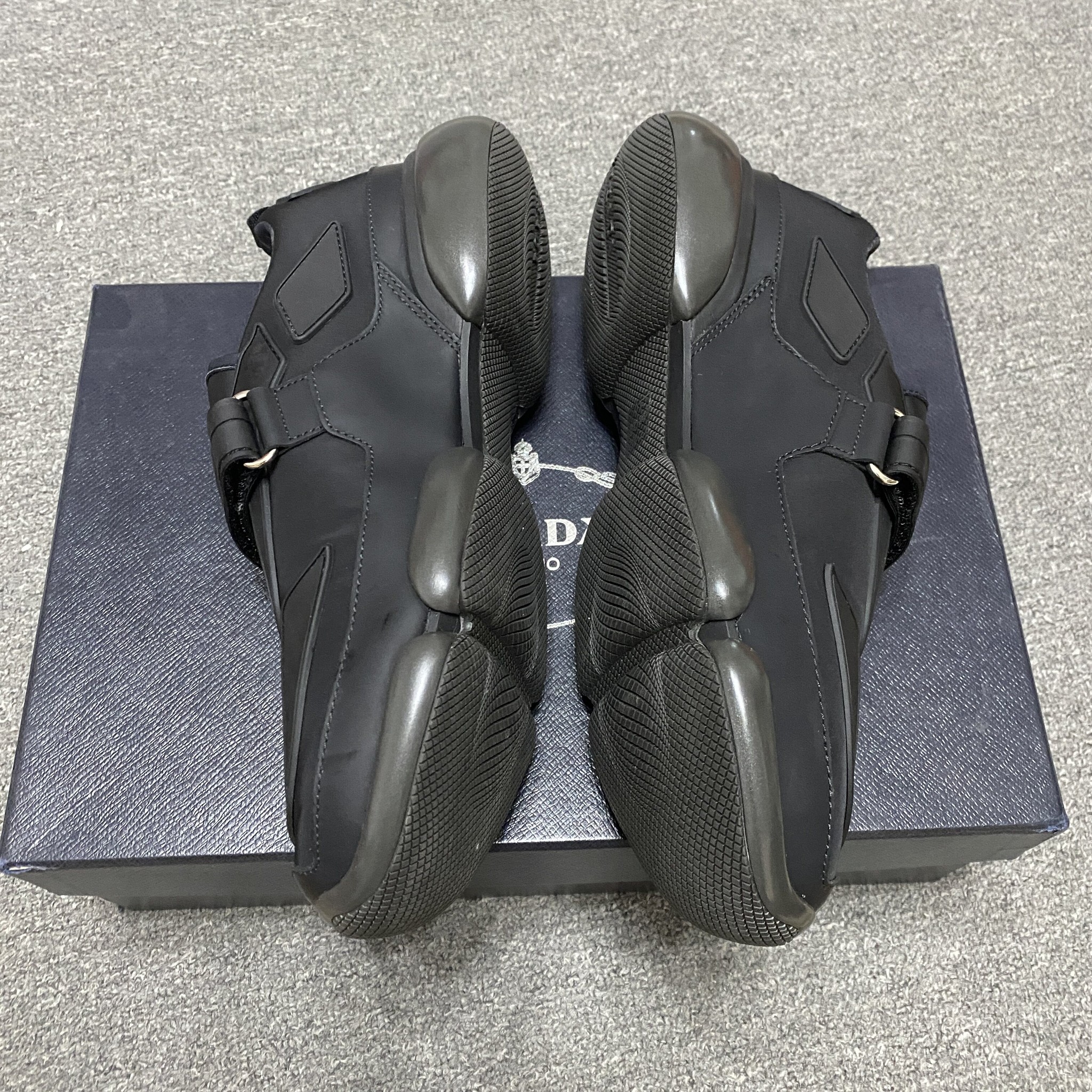 Prada Velcro Casual Sneakers — label
