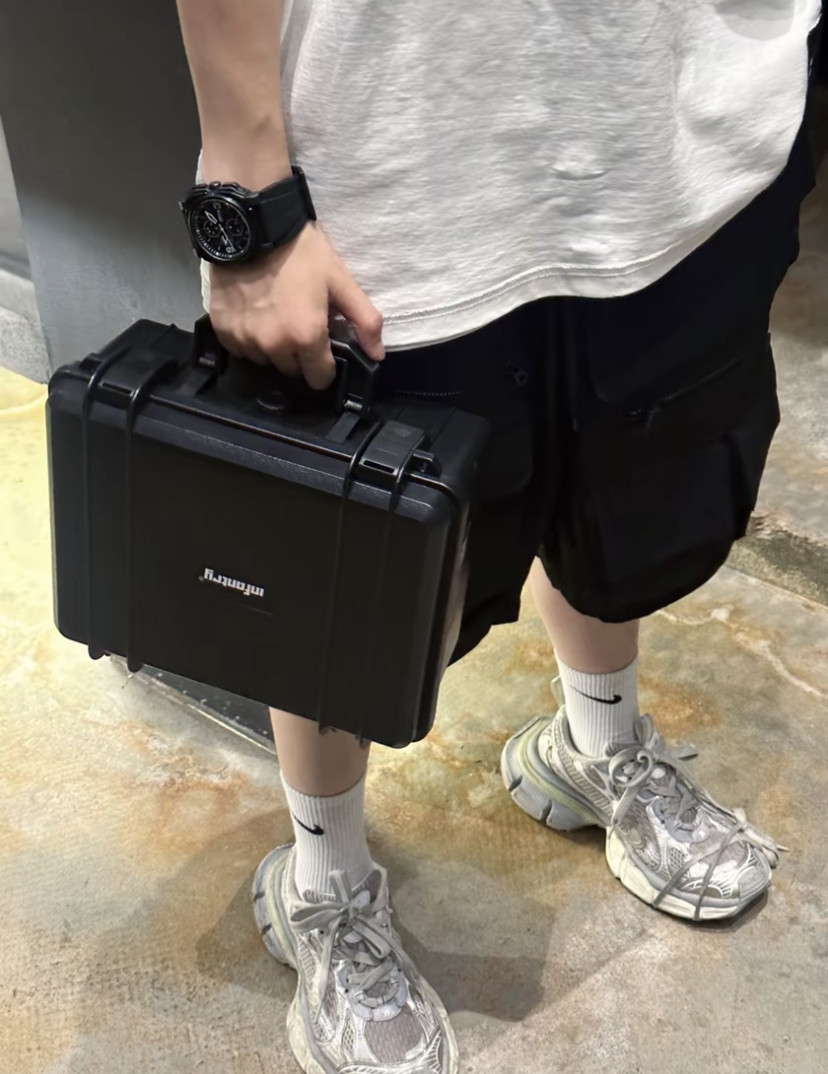 Balenciaga 3XL Distressed Dad Sneakers — front
