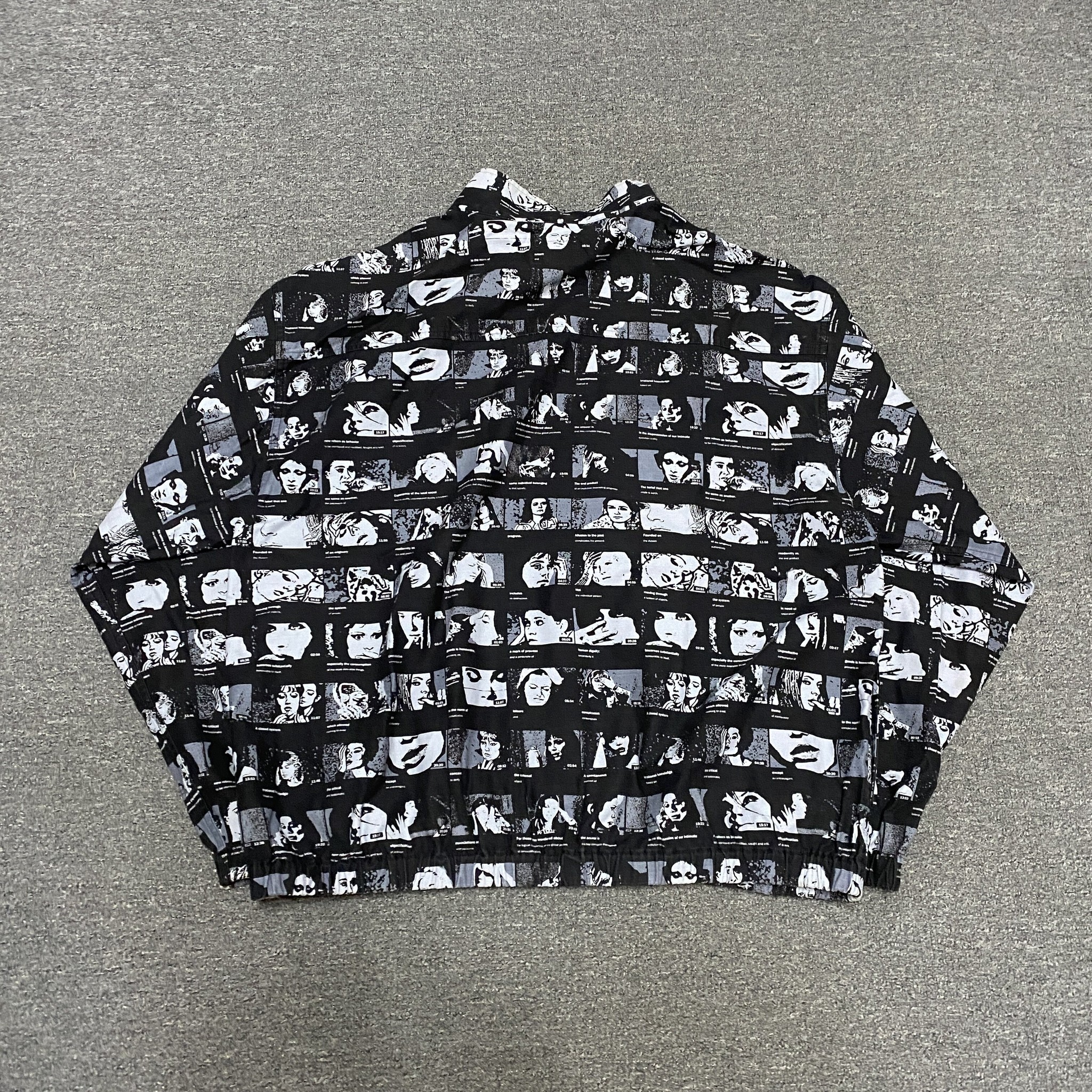 CAVEMPT Full-Face Print Zip-Up Jacket — front